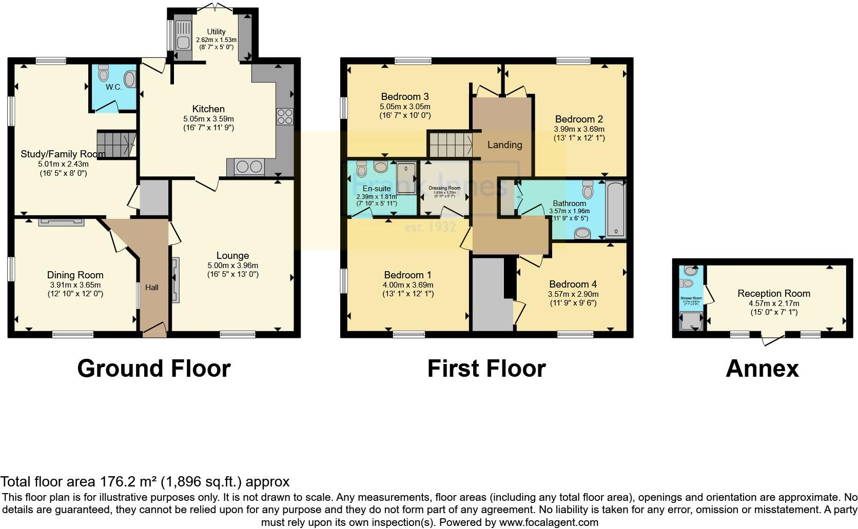 Main Street, Lullington, Swadlincote, Derbyshire, DE12 floorplan
