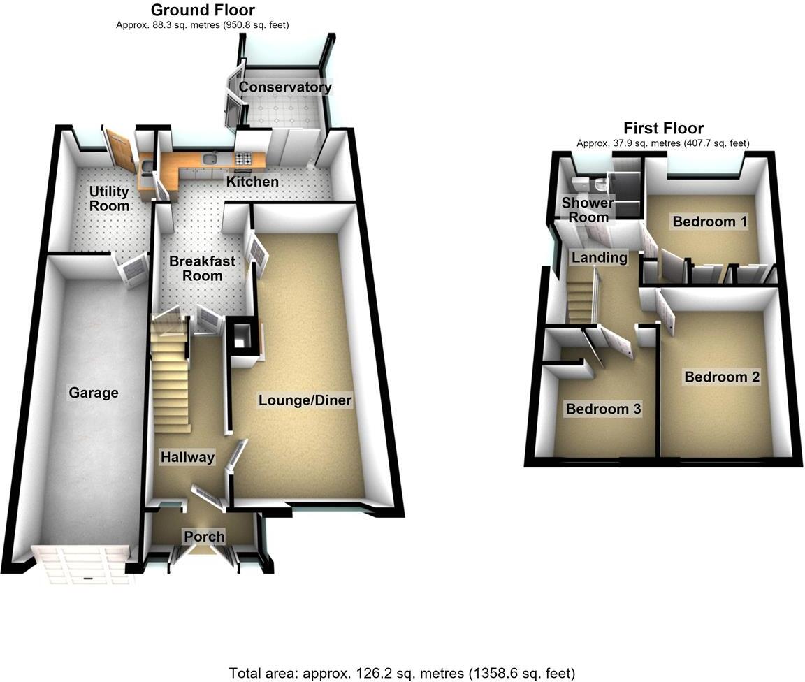 Rookery Close, Kibworth Beauchamp, Leicester floorplan