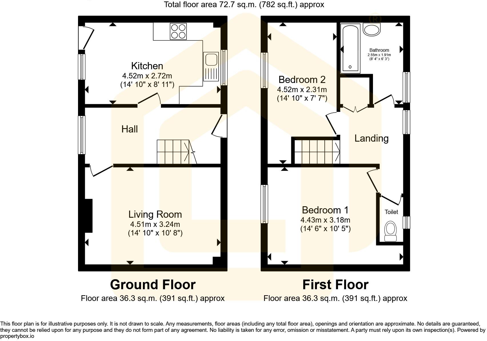 46 Soffham Close, Bransholme, Hull, HU7 4DQ floorplan
