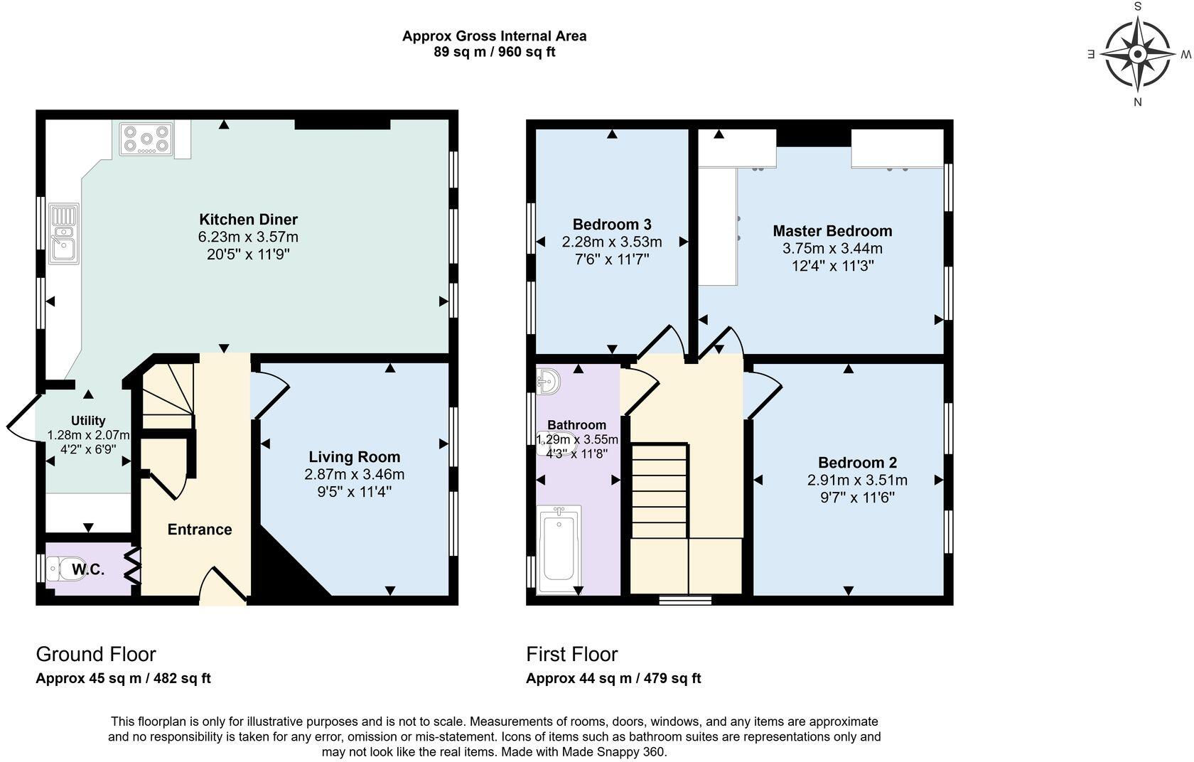 South Farm Road, Worthing, BN14 floorplan