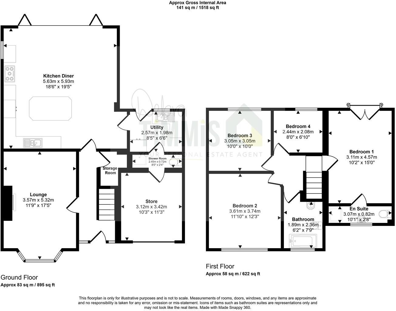 Old Lane, Brown Edge, Stoke-On-Trent floorplan
