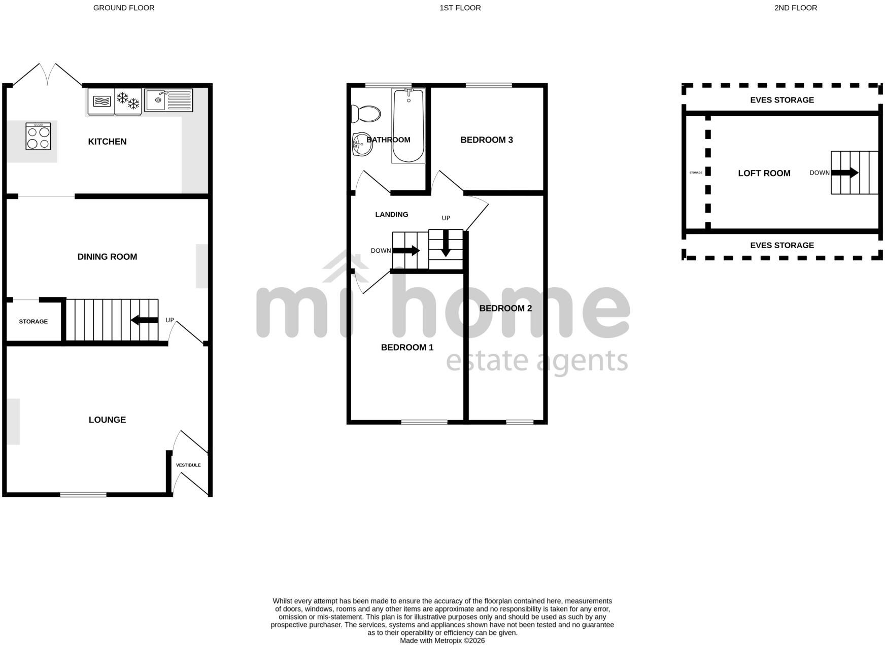 Catherine Street, Wesham, Preston, PR4 floorplan