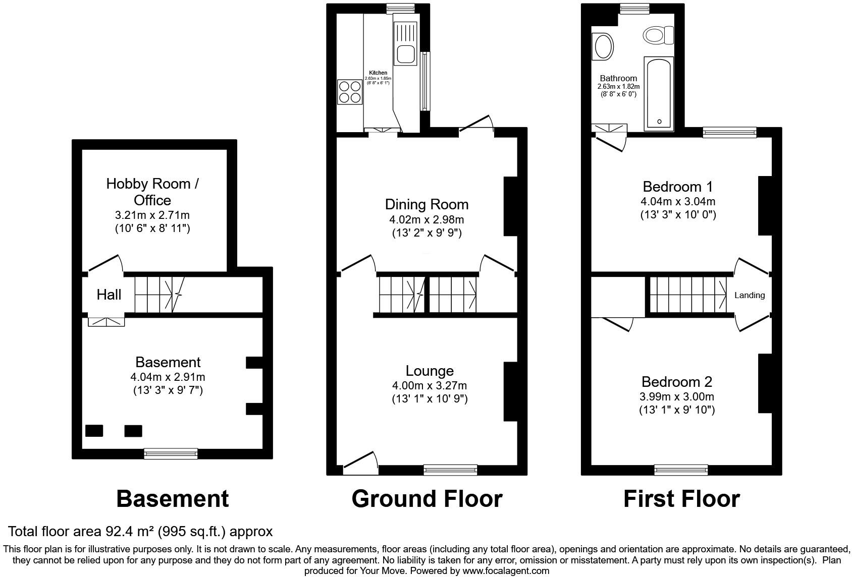 Arden Street, Gillingham, Kent, ME7 floorplan