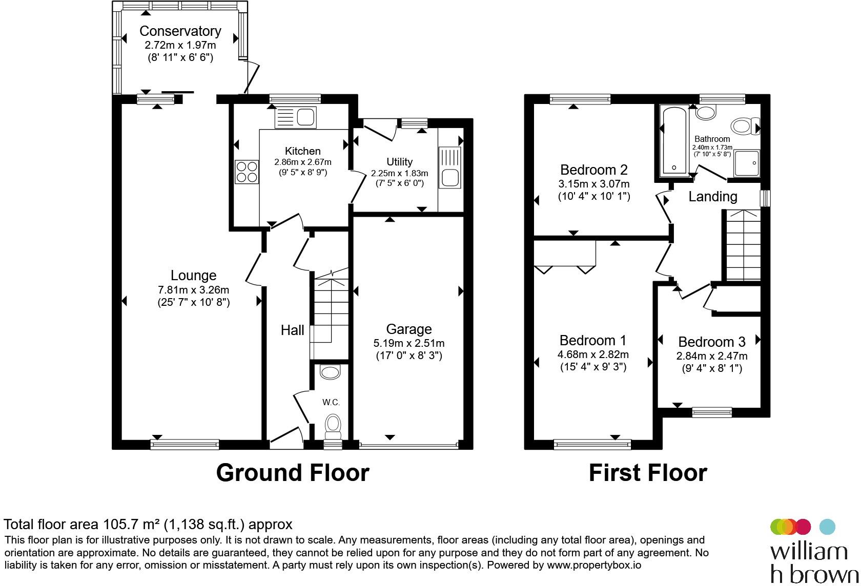 The Leas, Cusworth, Doncaster floorplan