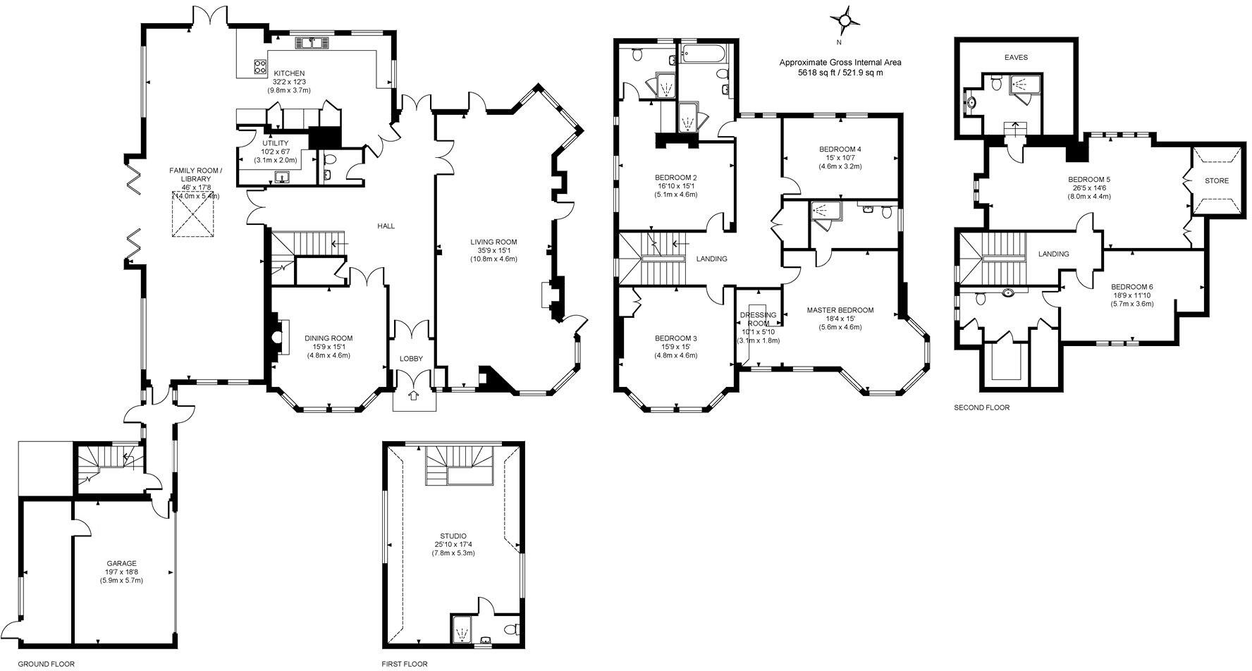 Woodham Road, Horsell, Woking, Surrey, GU21 floorplan