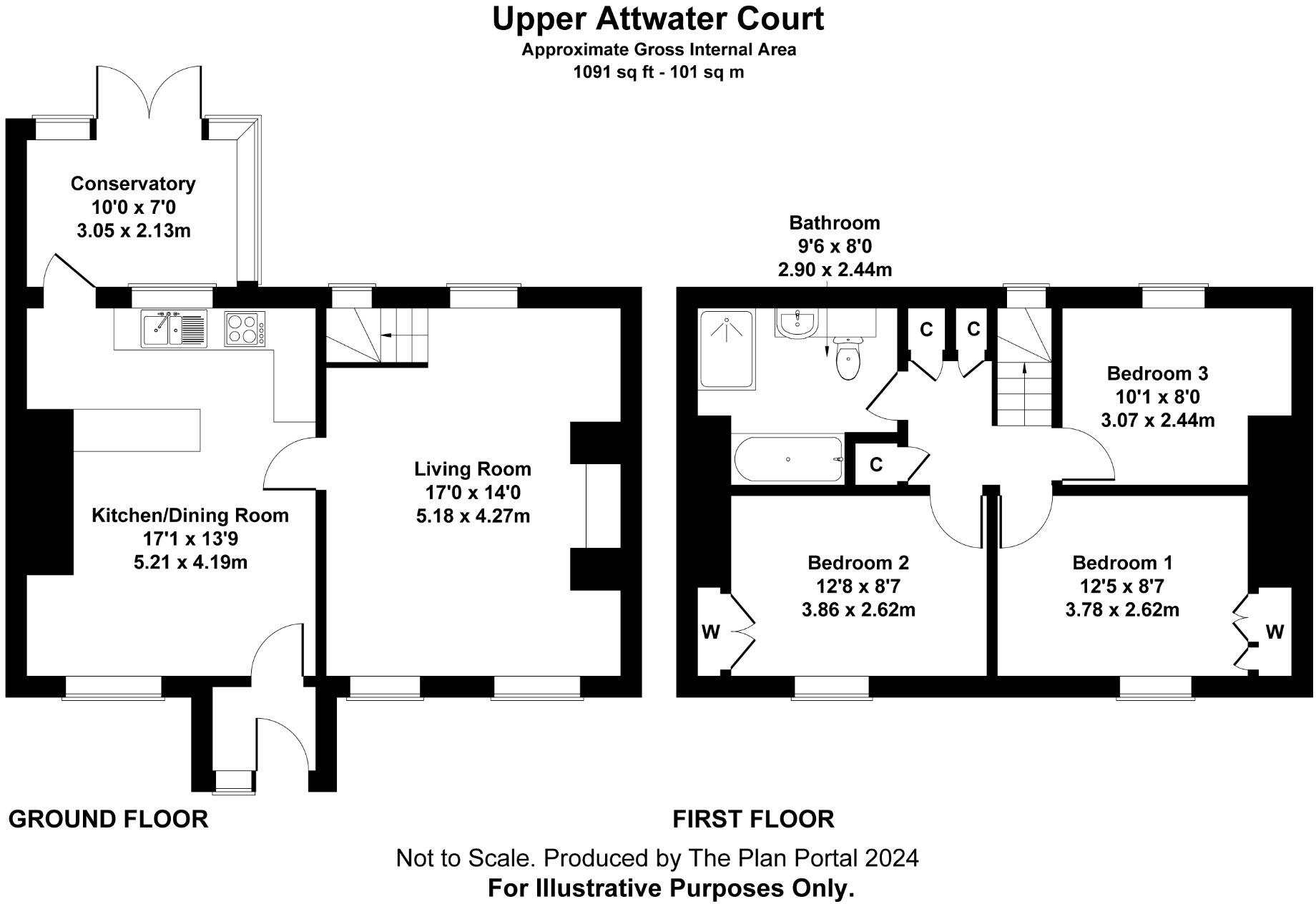 Attwater Court, Lamerton, Tavistock, PL19 8RH floorplan