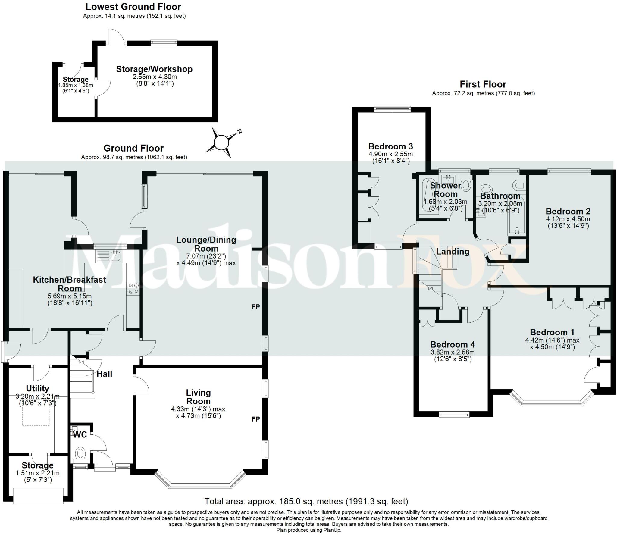 Tycehurst Hill, Loughton, Essex, IG10 floorplan