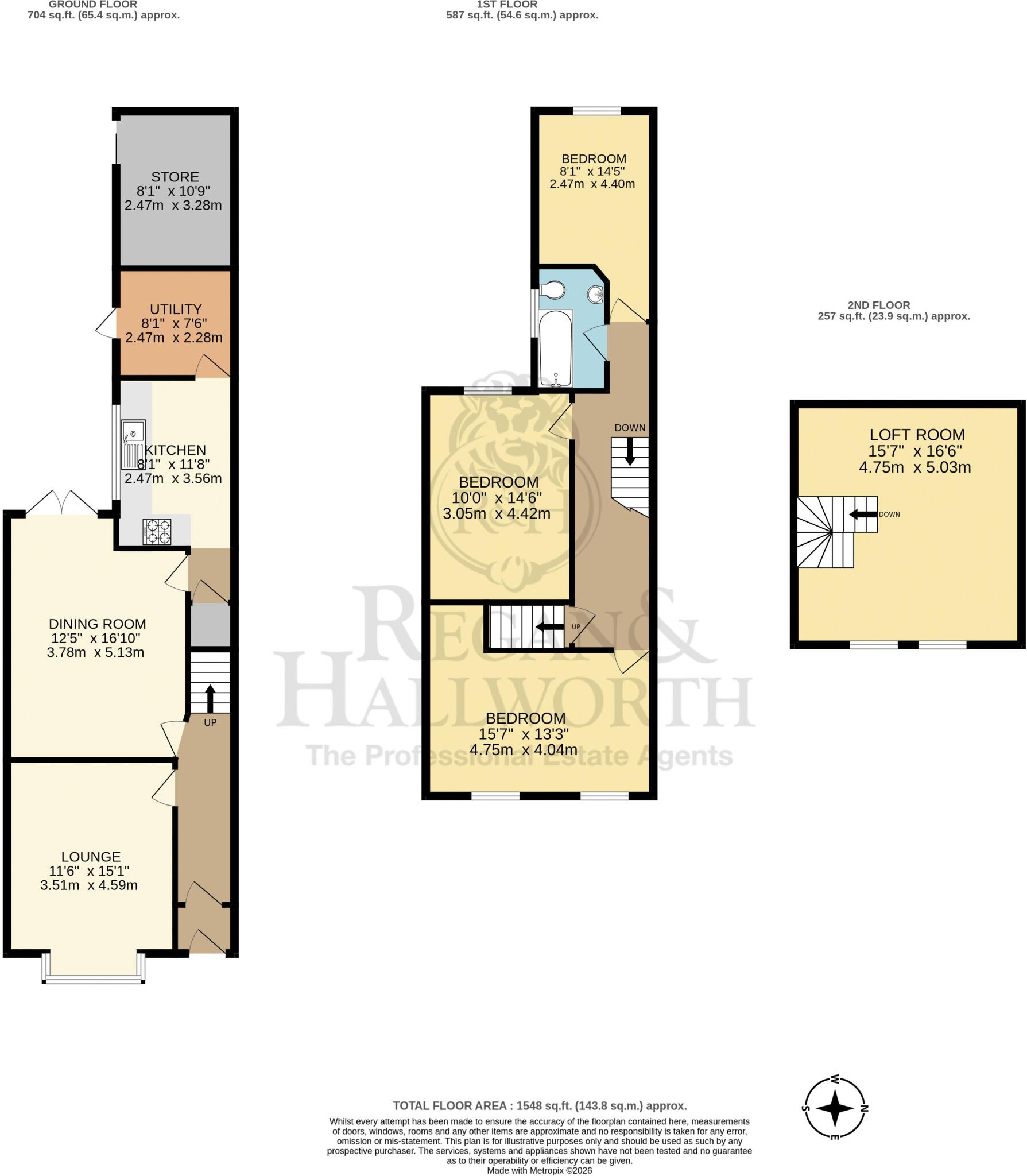 Widdrington Road, Wigan, WN1 2LU floorplan