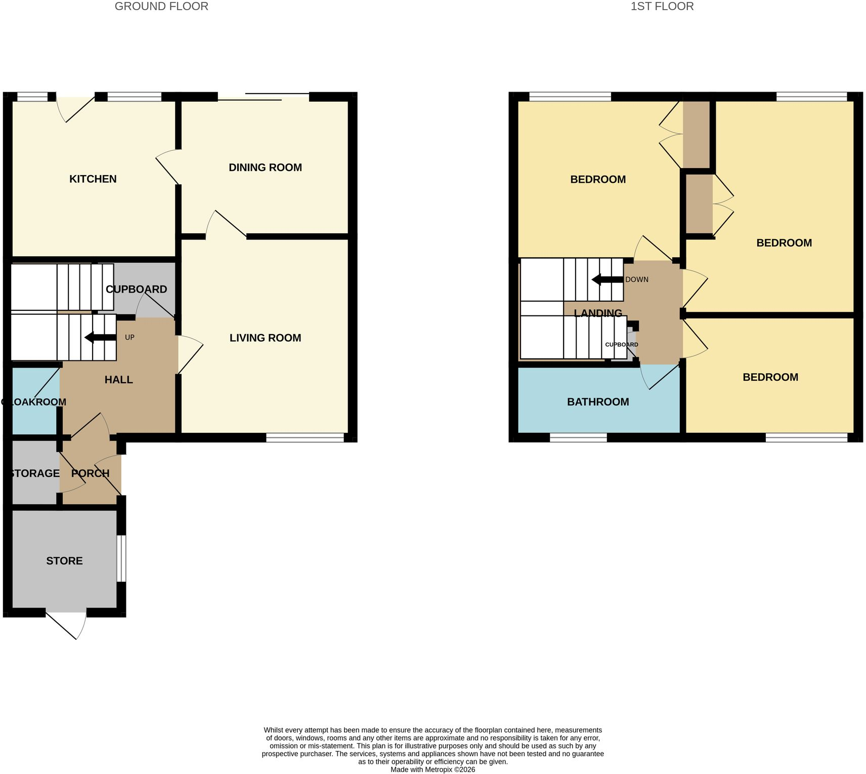 Grove Road, Churchdown, GL3 floorplan