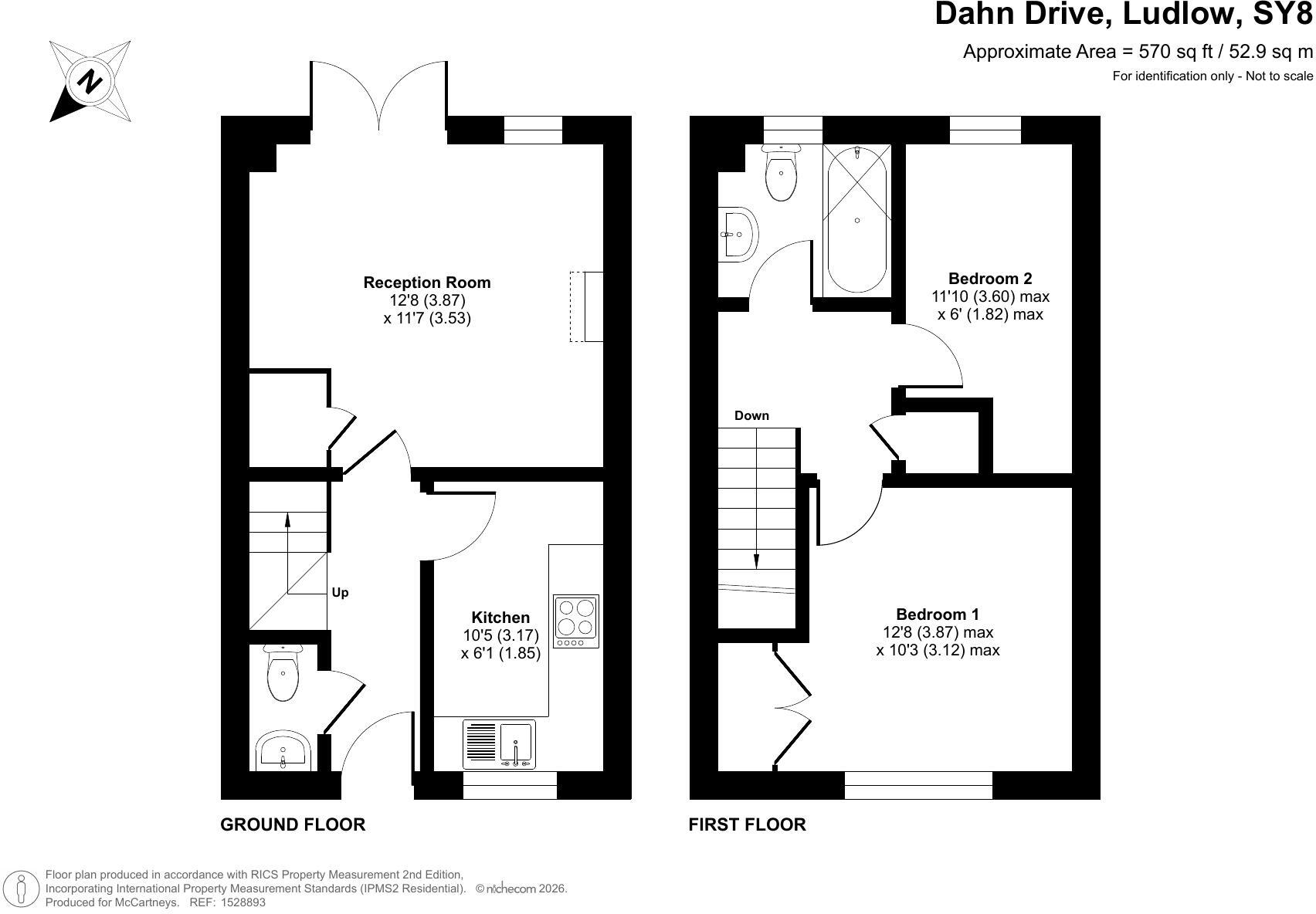 Dahn Drive, Ludlow, Shropshire floorplan