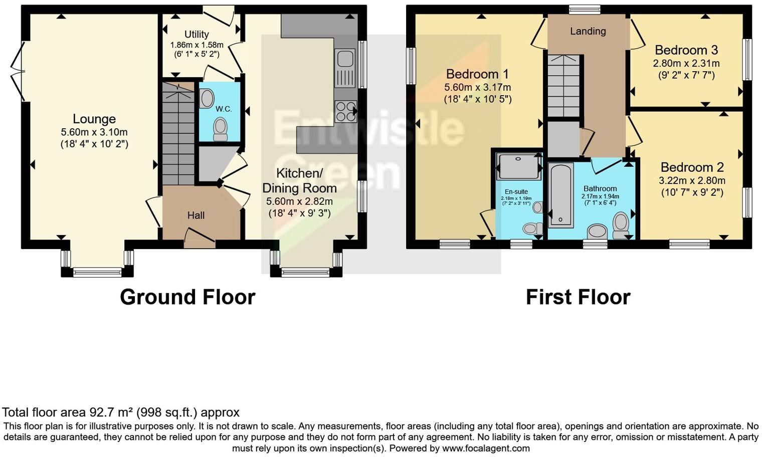Chequerbent Green, Westhoughton, Bolton, Greater Manchester, BL5 floorplan