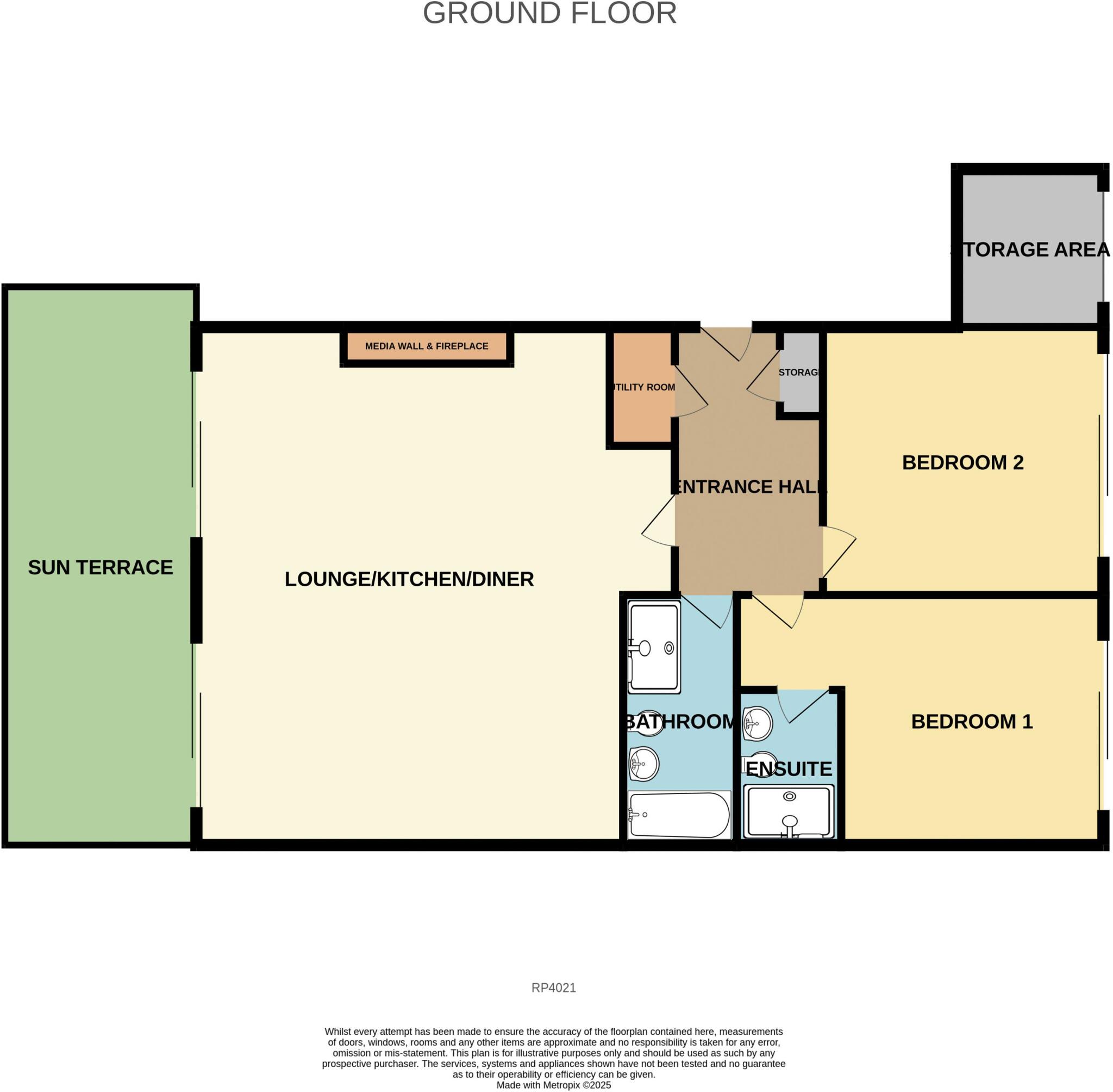 179 Marine Drive, Rhos on Sea floorplan