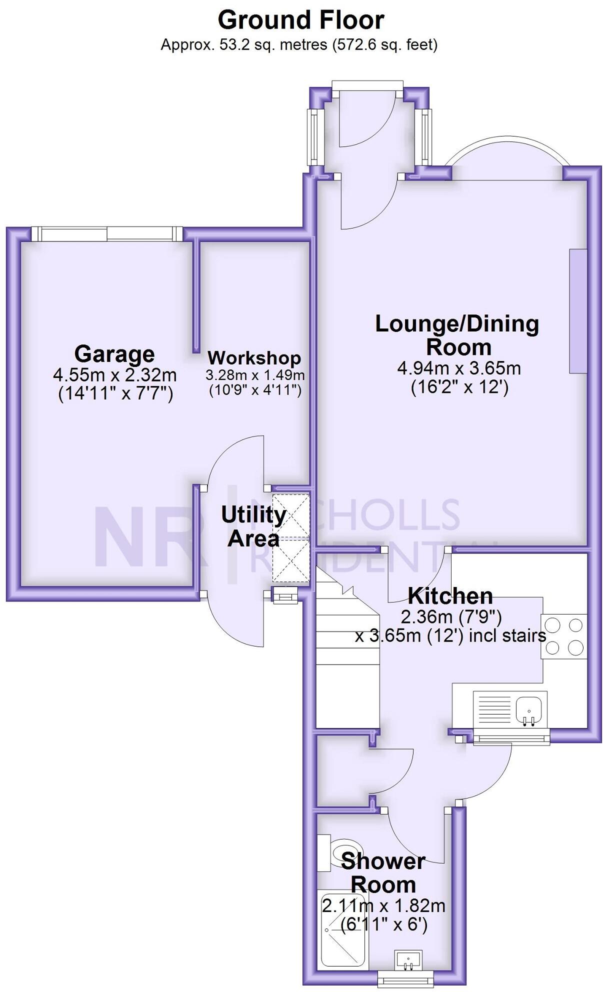 Clayton Road, Chessington, Surrey. KT9 floorplan