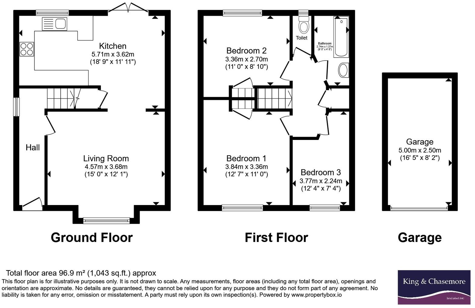 Wickhurst Rise, BRIGHTON, East Sussex, BN41 floorplan