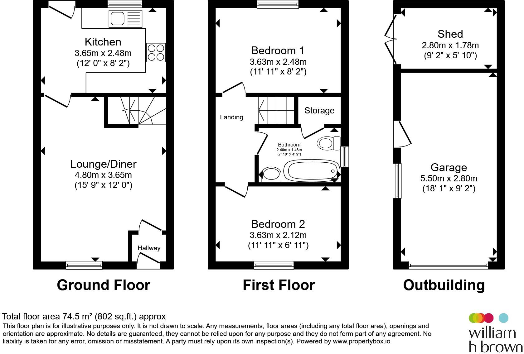 Thoday Close, Broughton, Kettering floorplan