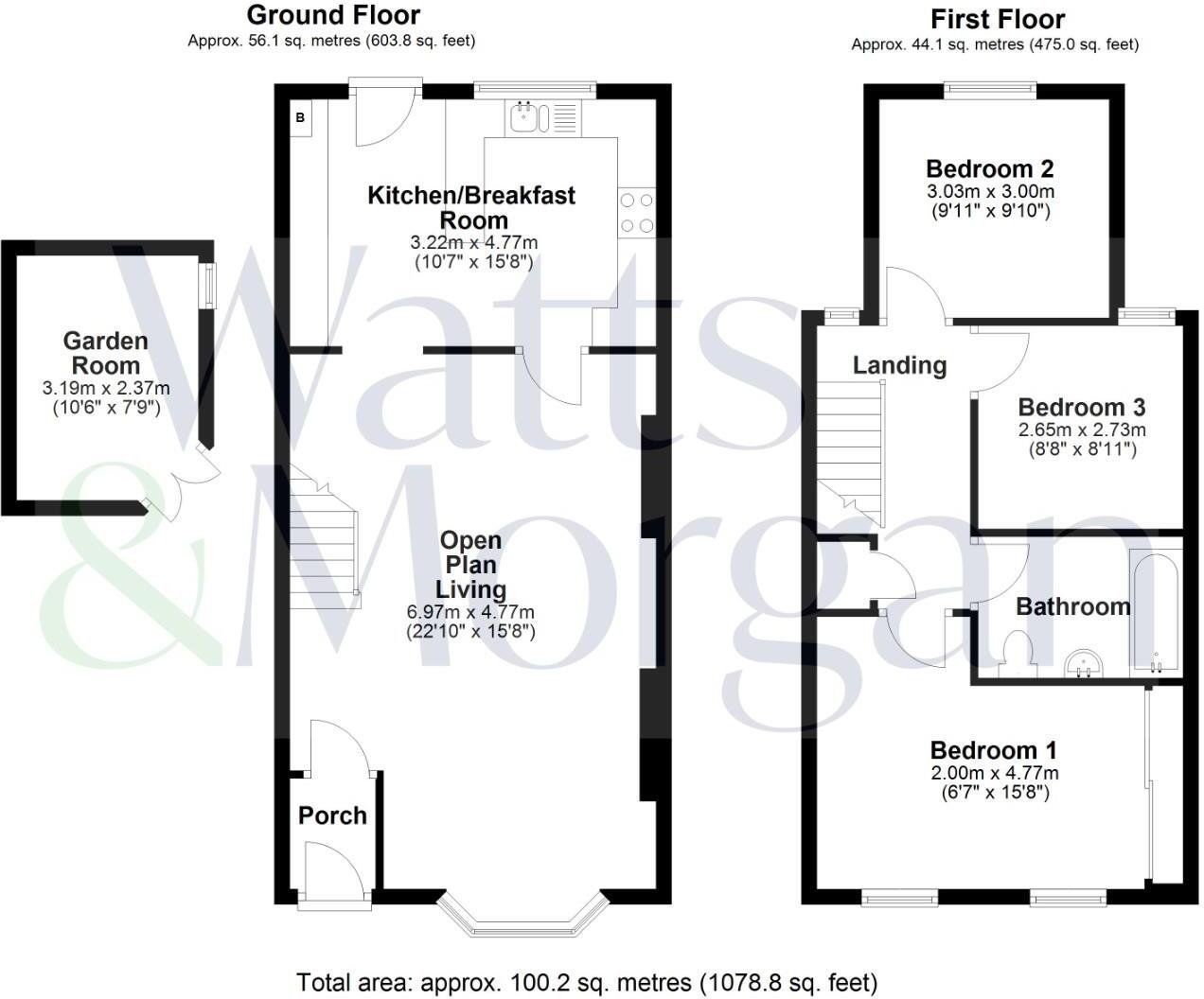 September Cottage, Croft Street, Cowbridge, Vale Of Glamorgan, CF71 7DH floorplan