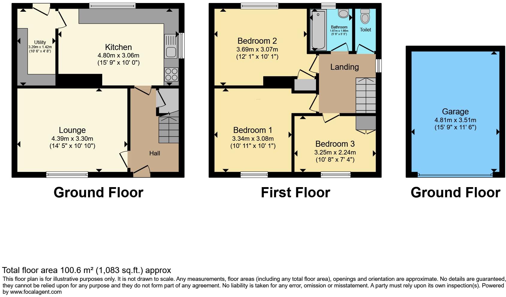 Rufford Avenue, Mansfield, NG21 floorplan