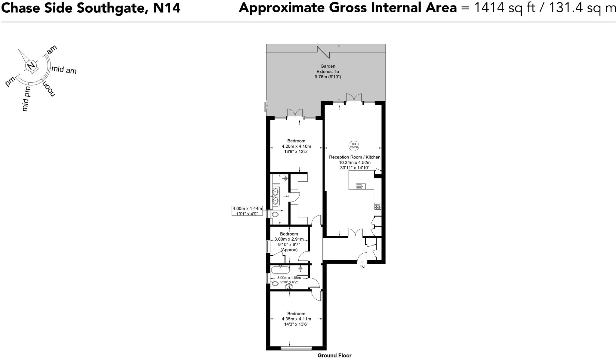 Chase Side, Southgate, London, N14 floorplan