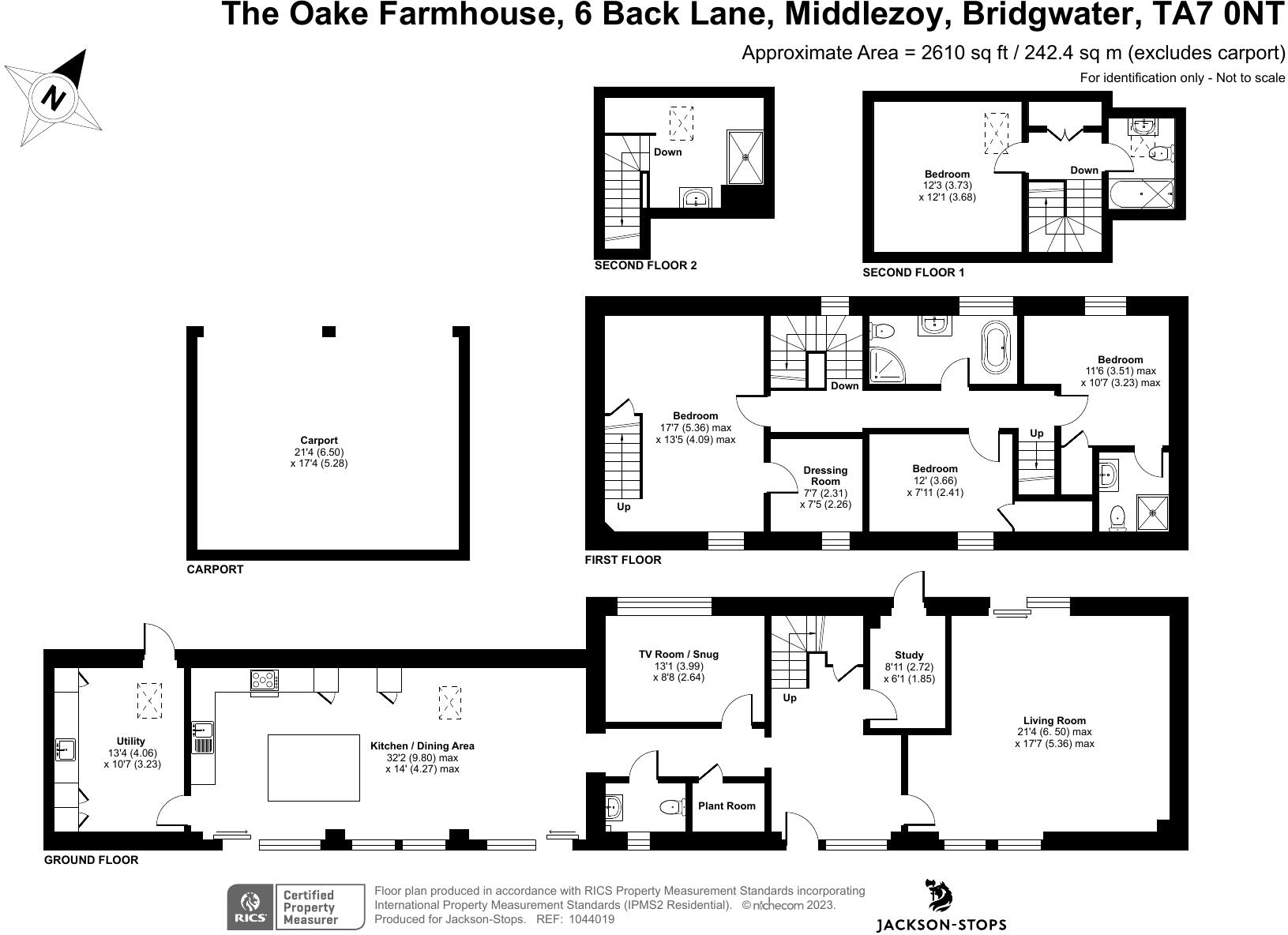 Back Lane, Middlezoy, TA7 floorplan