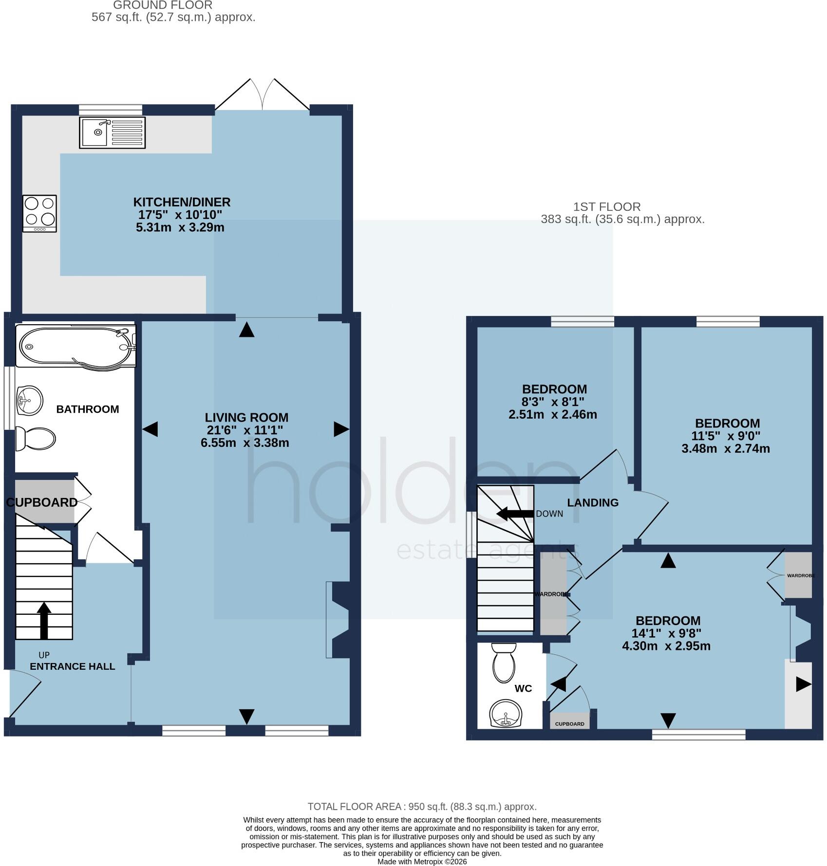 Oak Road, Heybridge, Maldon floorplan