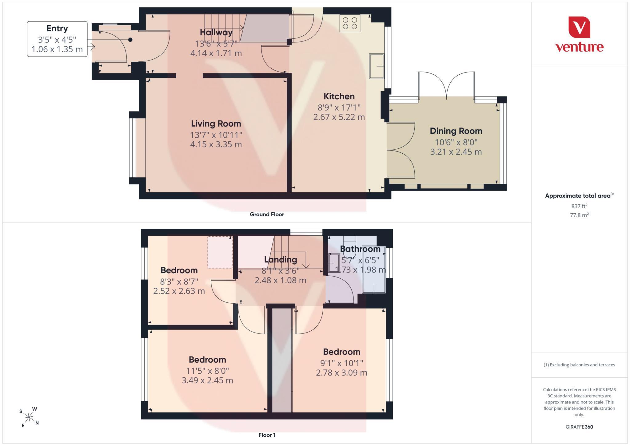 Ventnor Gardens, Luton floorplan