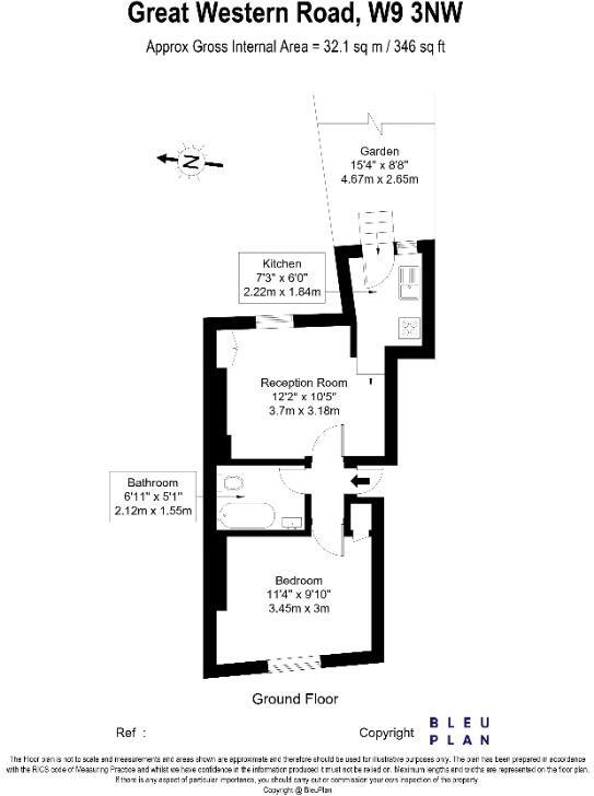 Great Western Road, London, W9 floorplan