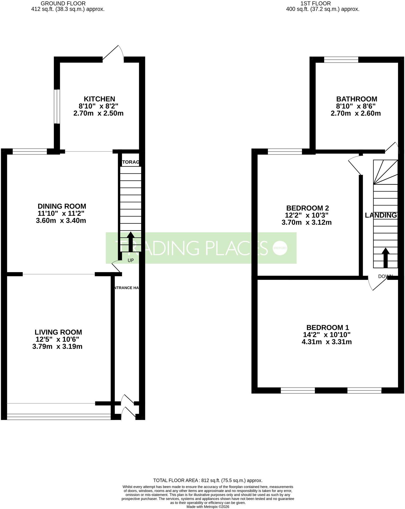 Bowness Street, Stretford, M32 floorplan