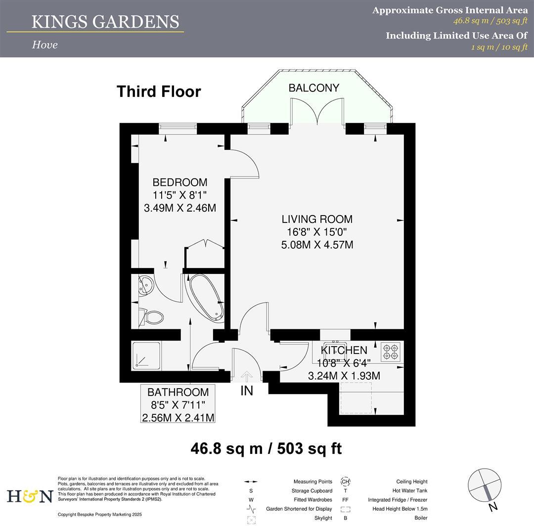 Kings Gardens, Hove floorplan