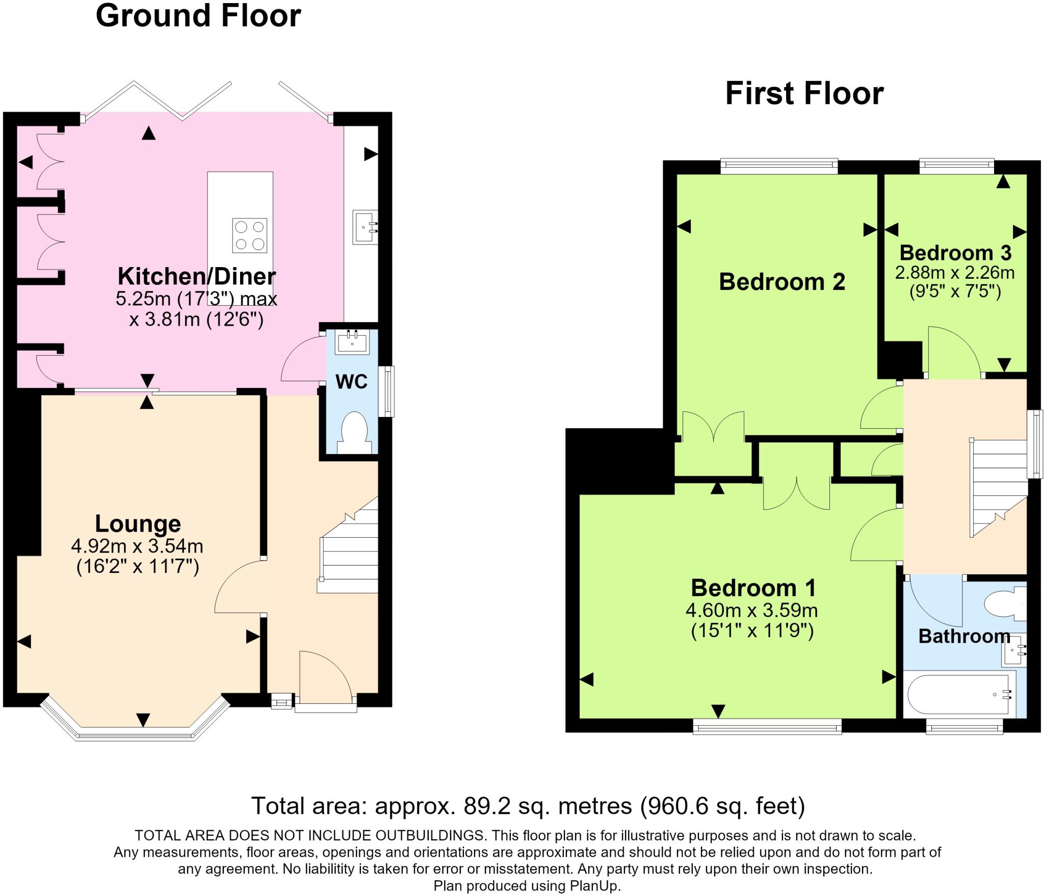 Roman Way, Southwick floorplan