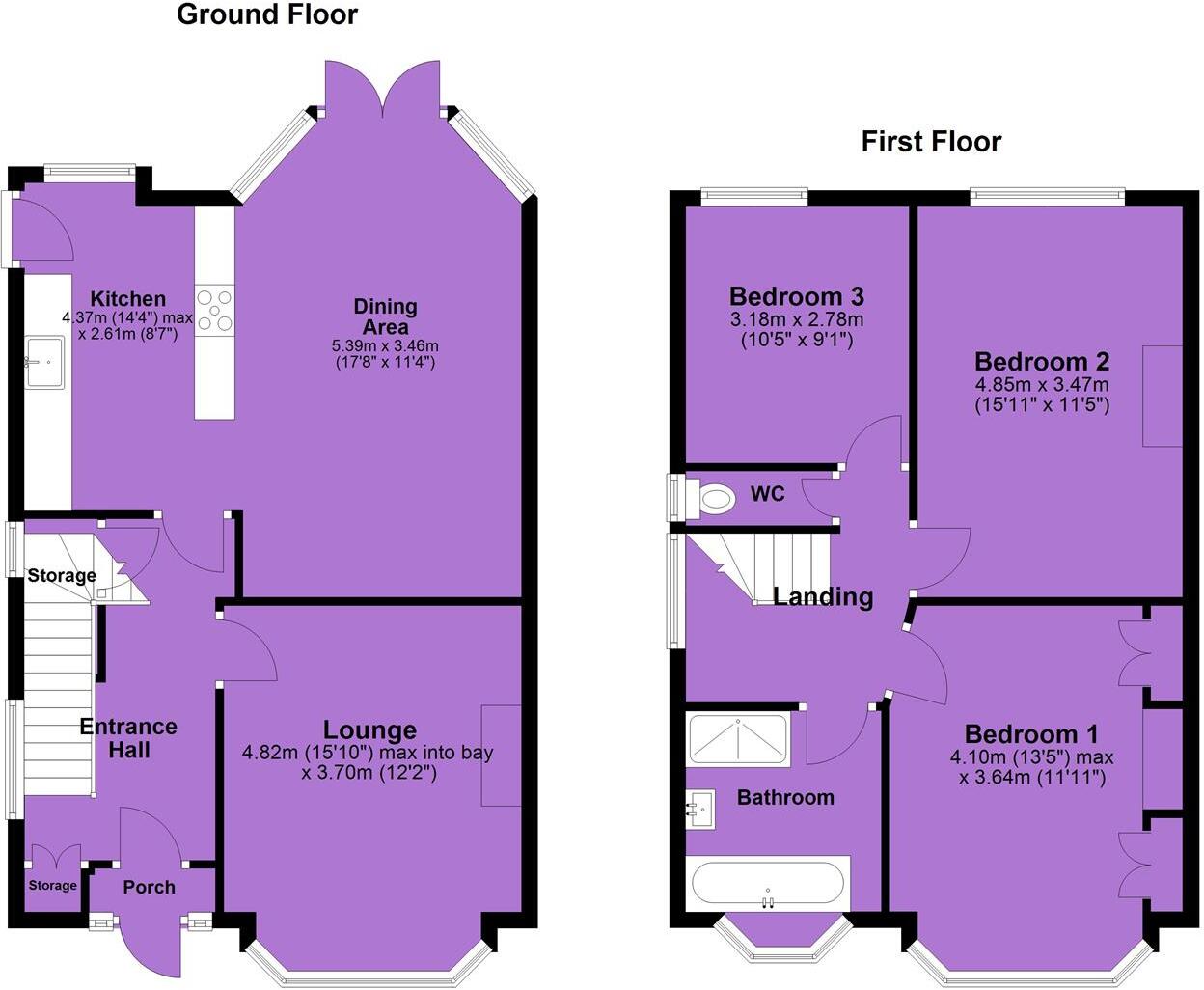 Park Drive, Whalley Range floorplan
