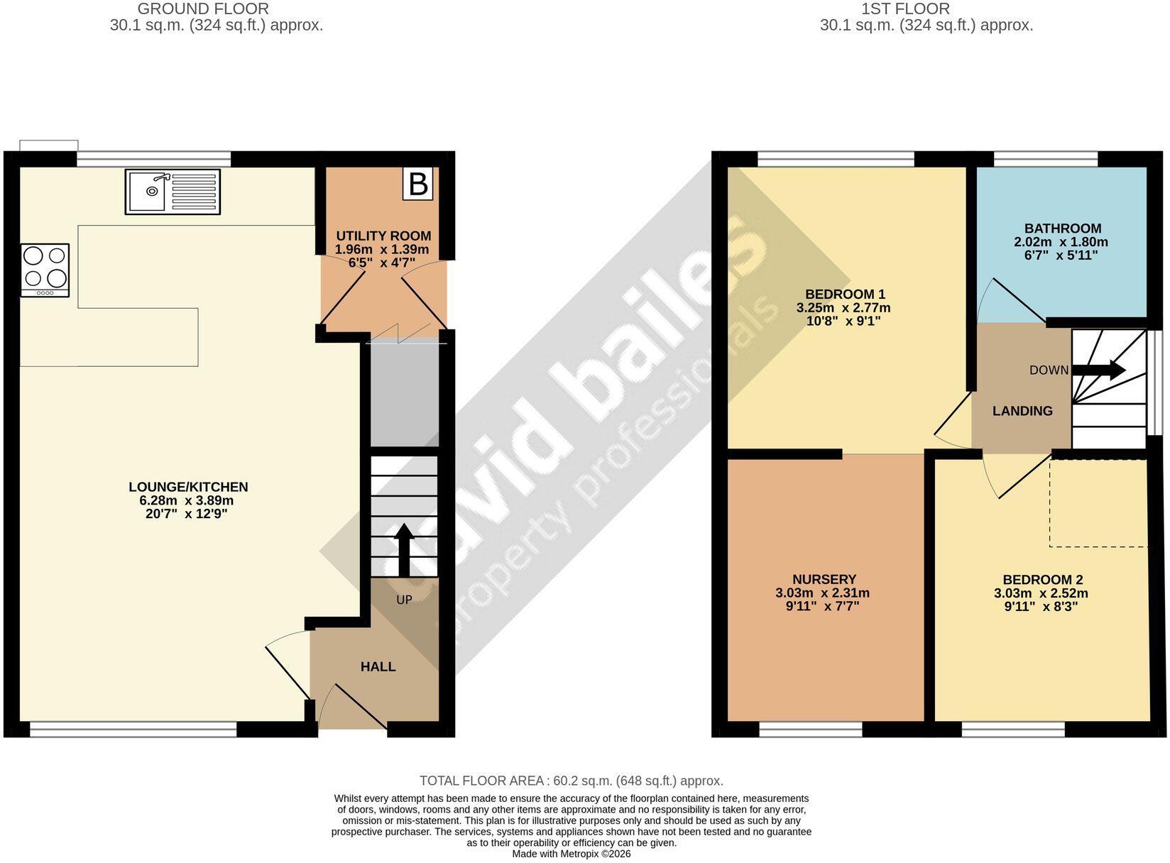Wear Road, Stanley, DH9 floorplan