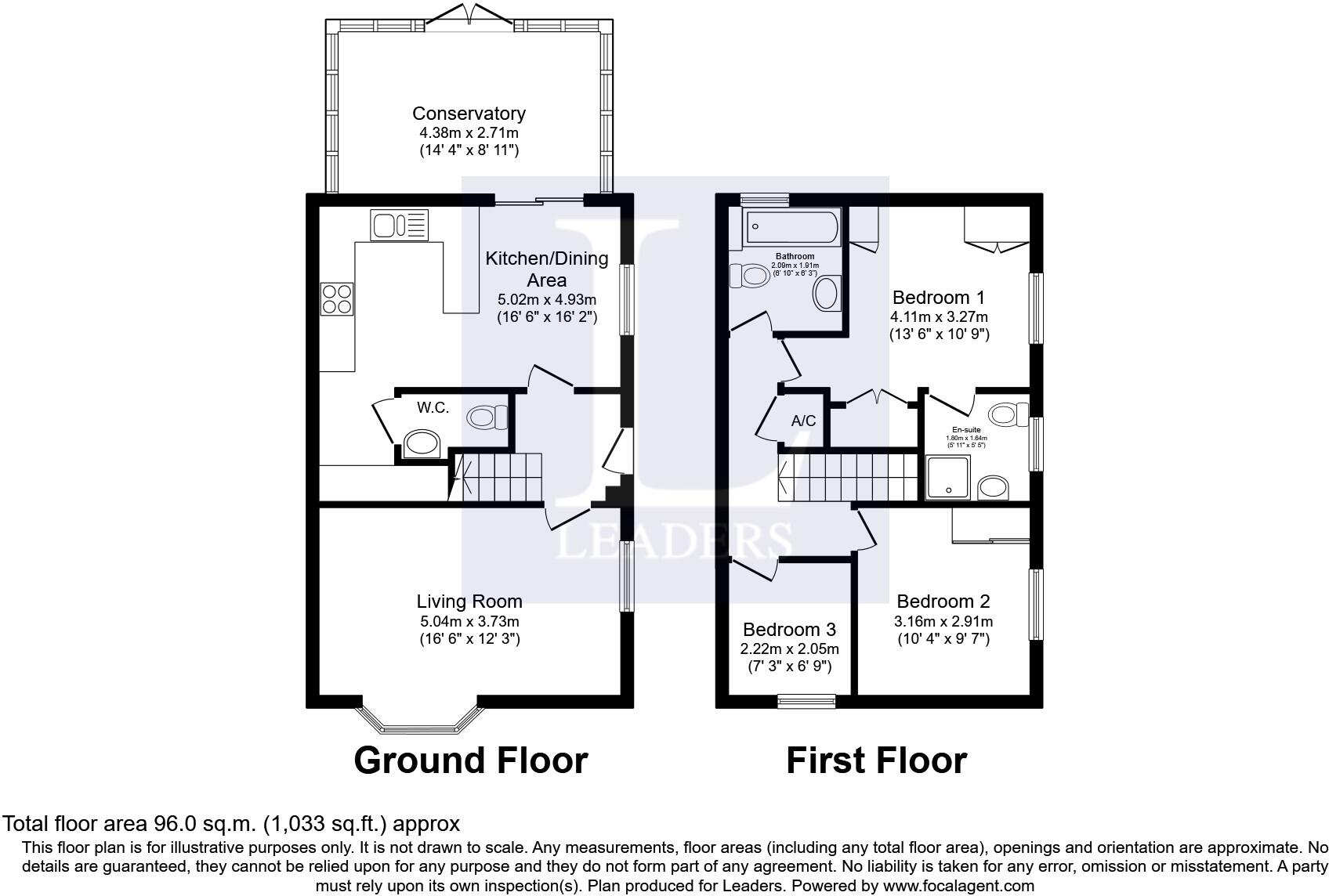 Dennis Close, Clapham, Bedford, MK41 floorplan