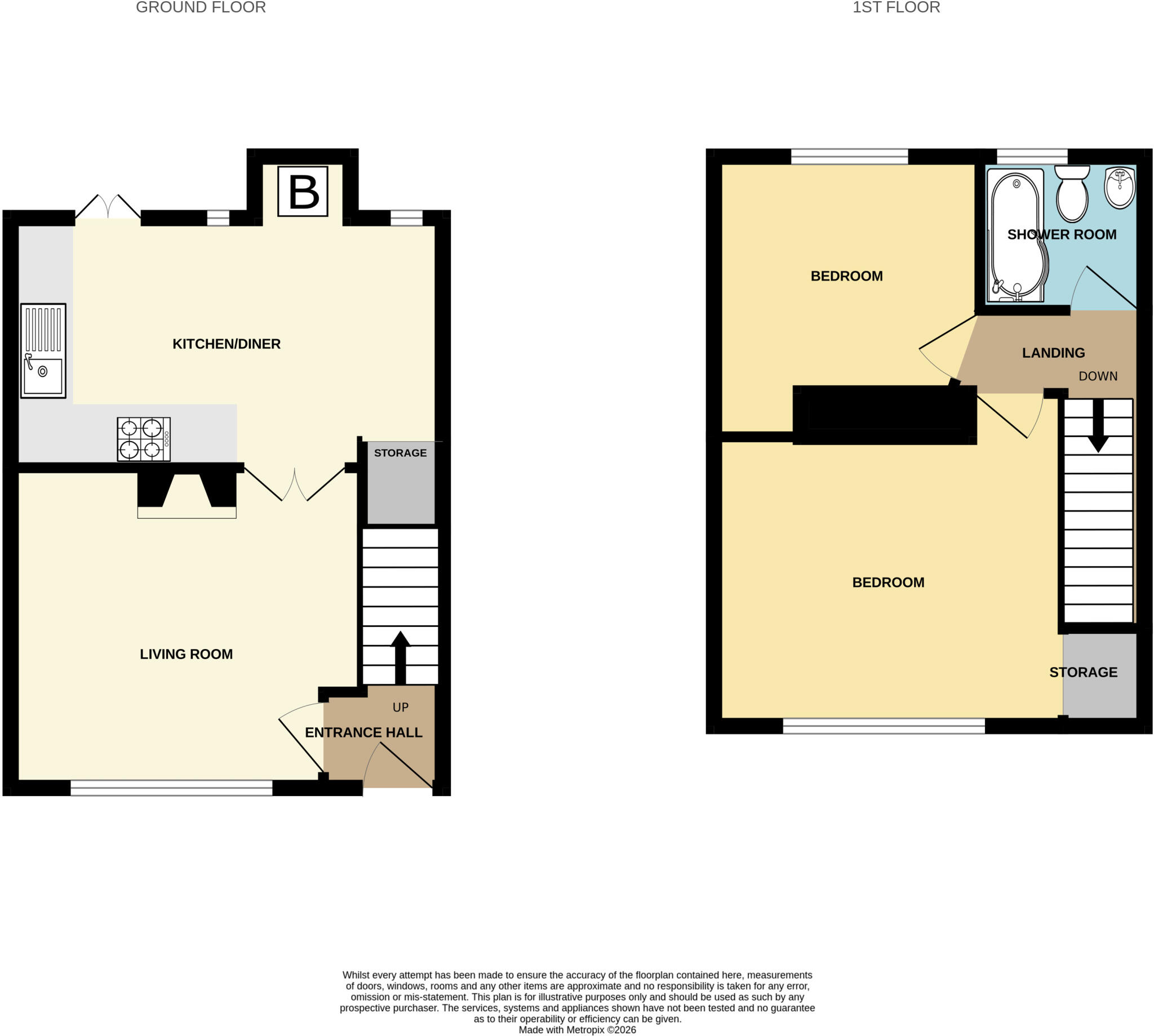 The Cottages, Thorpe Green Mews, Shoeburyness, Essex, SS3 floorplan