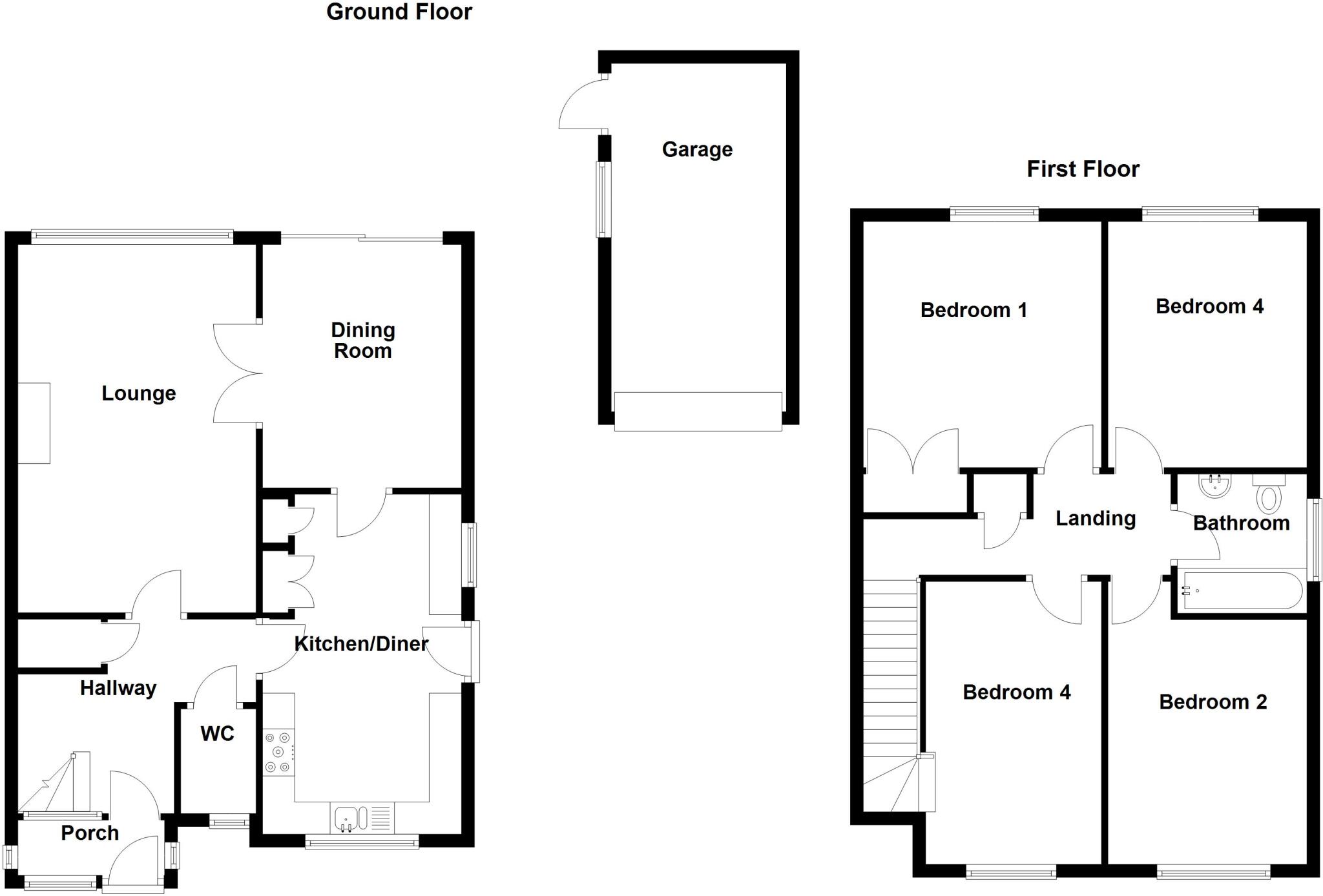 Chiltern Rise, Ashby, Ashby-De-La-Zouch, LE65 floorplan