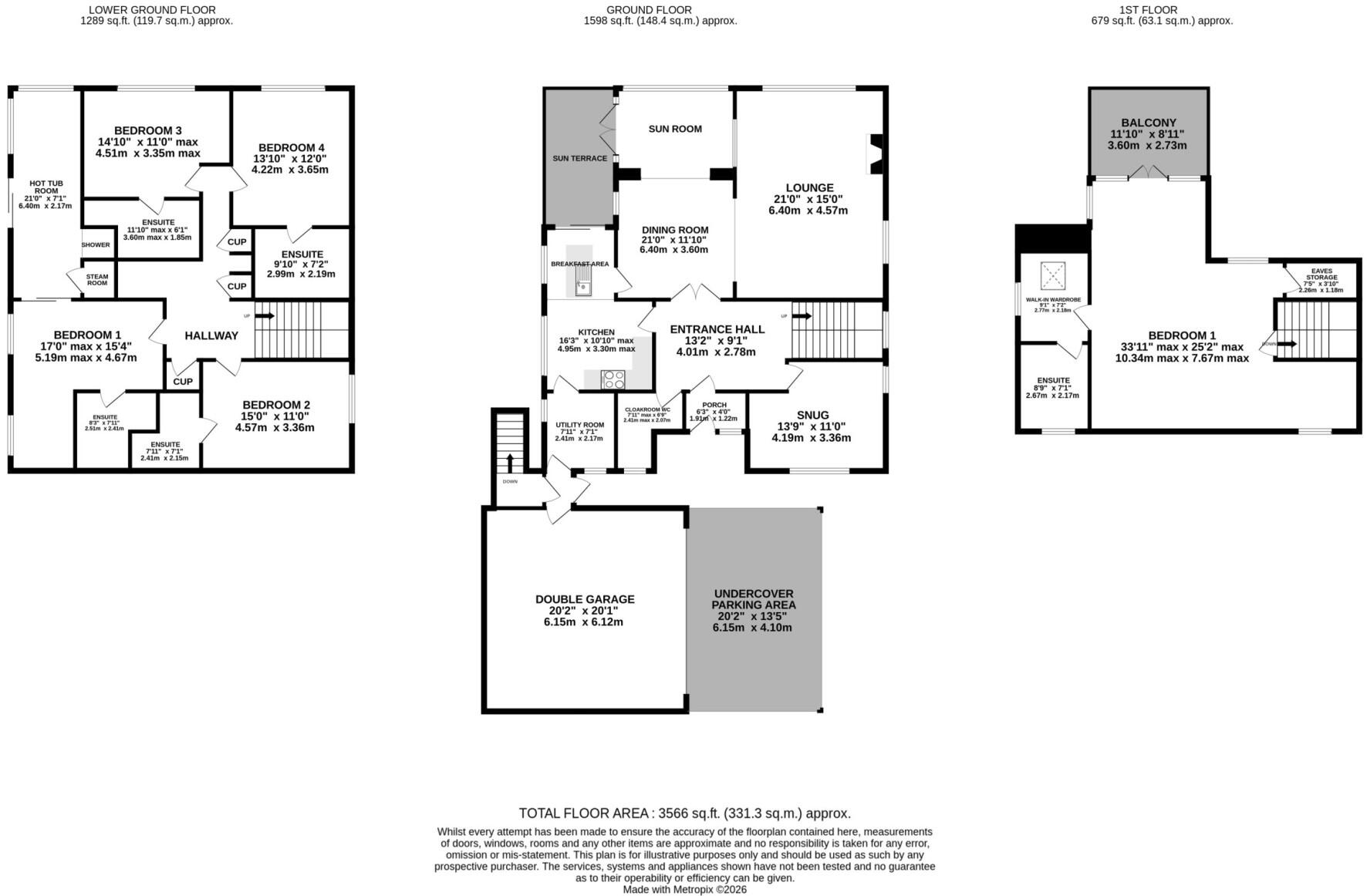 60 Majestic Drive, Onchan, IM3 2JL floorplan