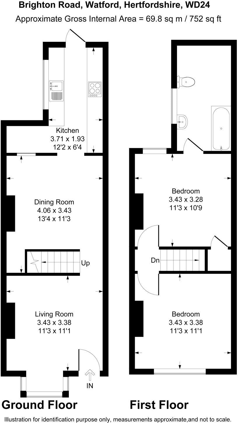 Brighton Road, Watford, Hertfordshire, WD24 floorplan