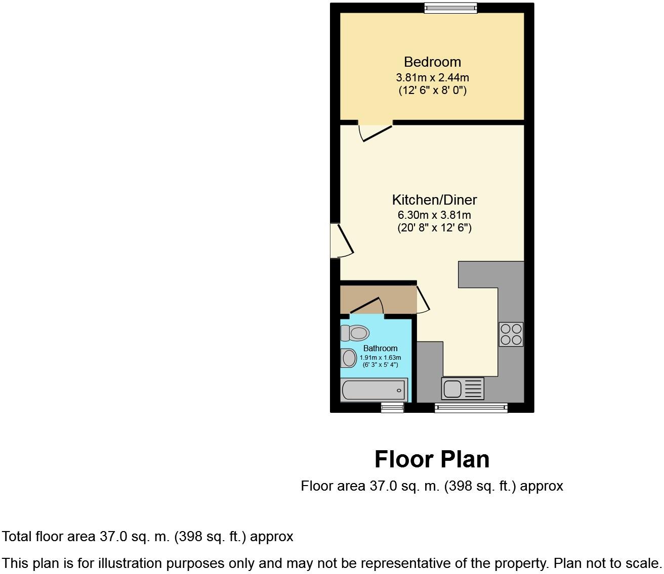 Kirtleton Avenue, Weymouth, Dorset, DT4 floorplan