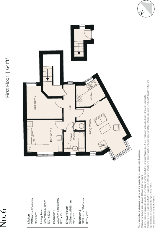 No. 6, Richmond Village, St. Josephs Way, Nantwich, Cheshire CW5 6LZ floorplan