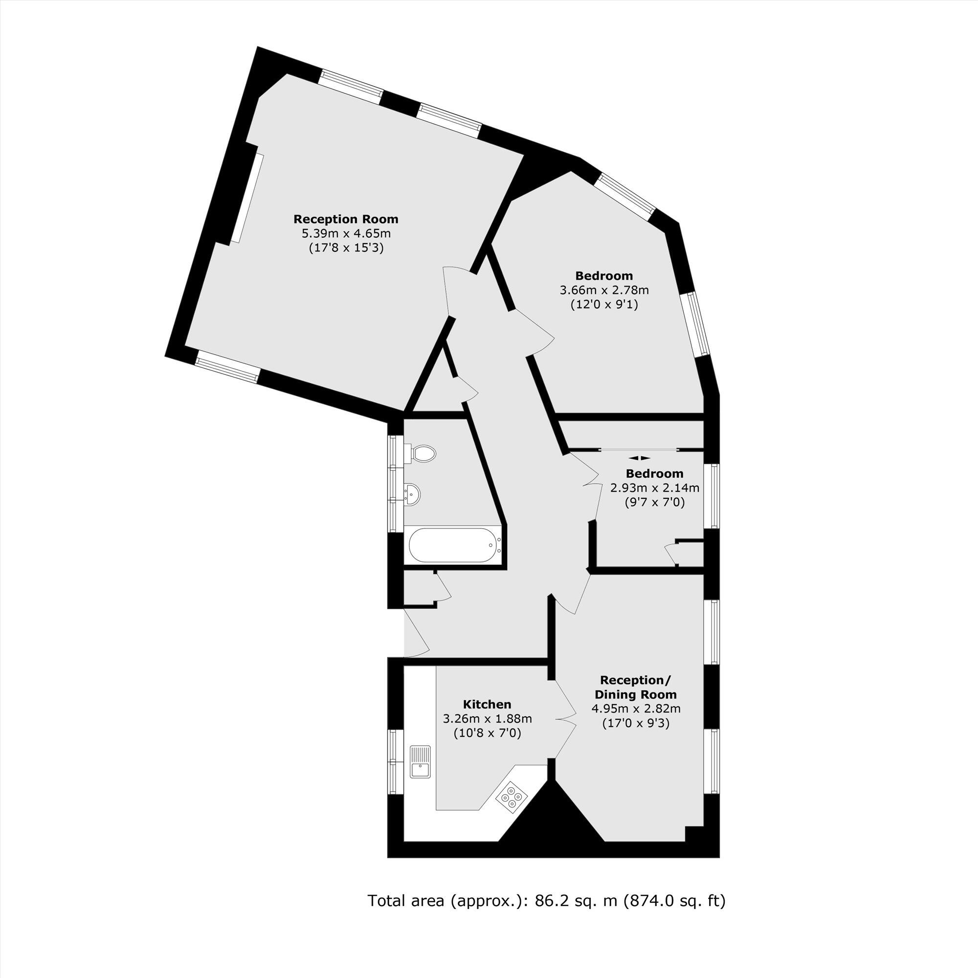 Castle Way, Hanworth Park floorplan