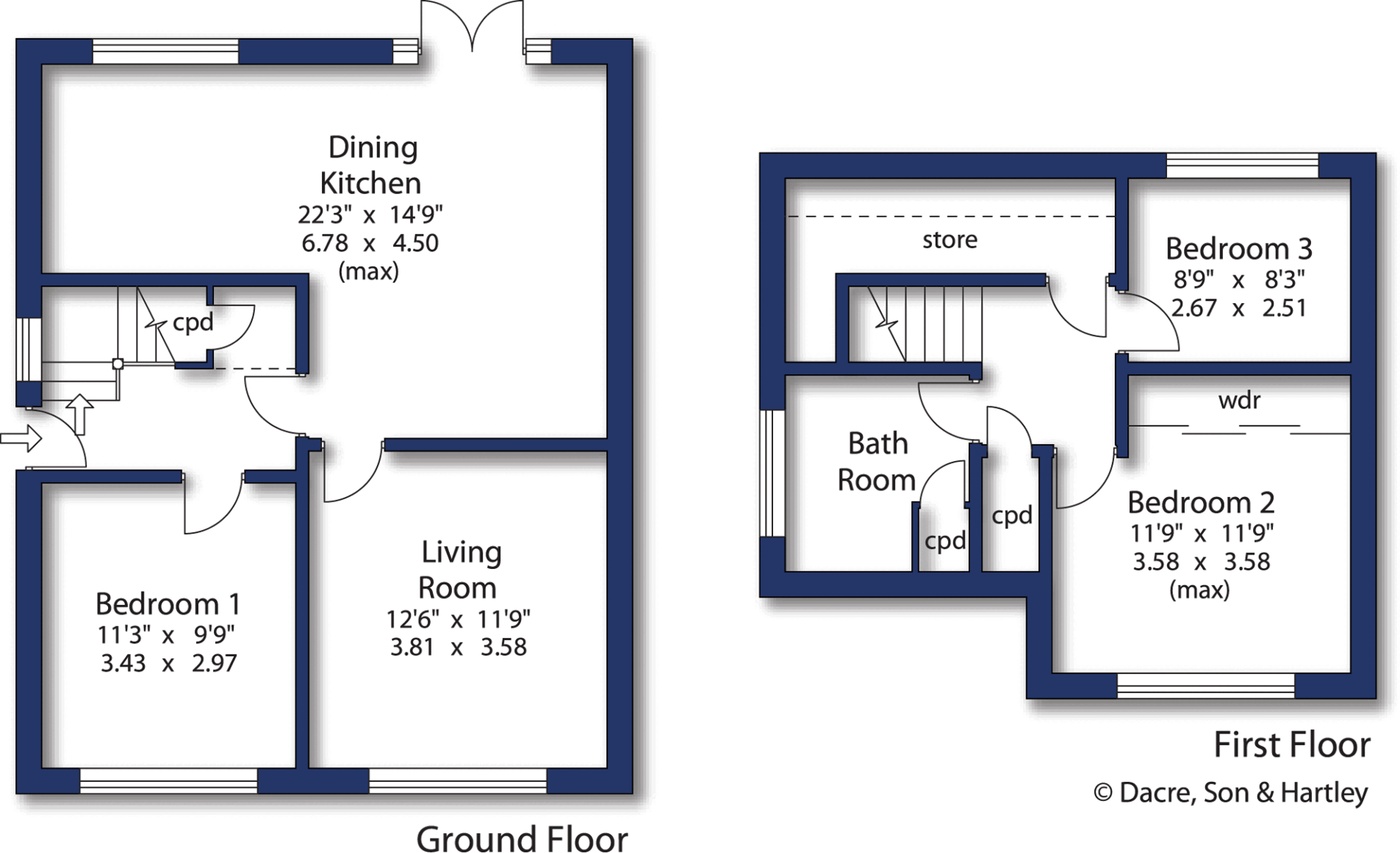 Foster Crescent, Morley, Leeds, West Yorkshire, LS27 floorplan