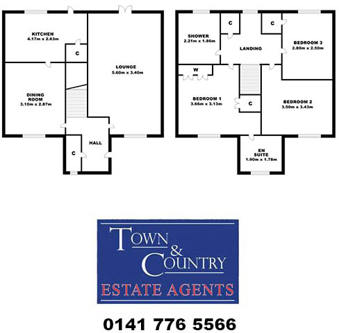 Binniehill Road, Cumbernauld, Glasgow, G68 9JJ floorplan
