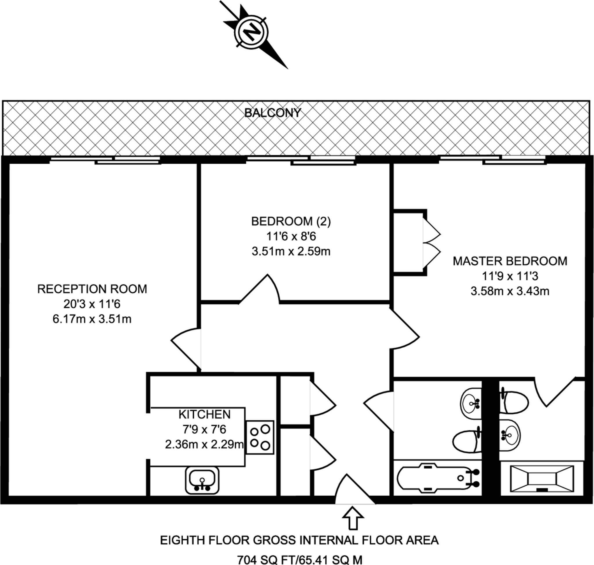 Western Gateway, Royal Docks, London, E16 floorplan