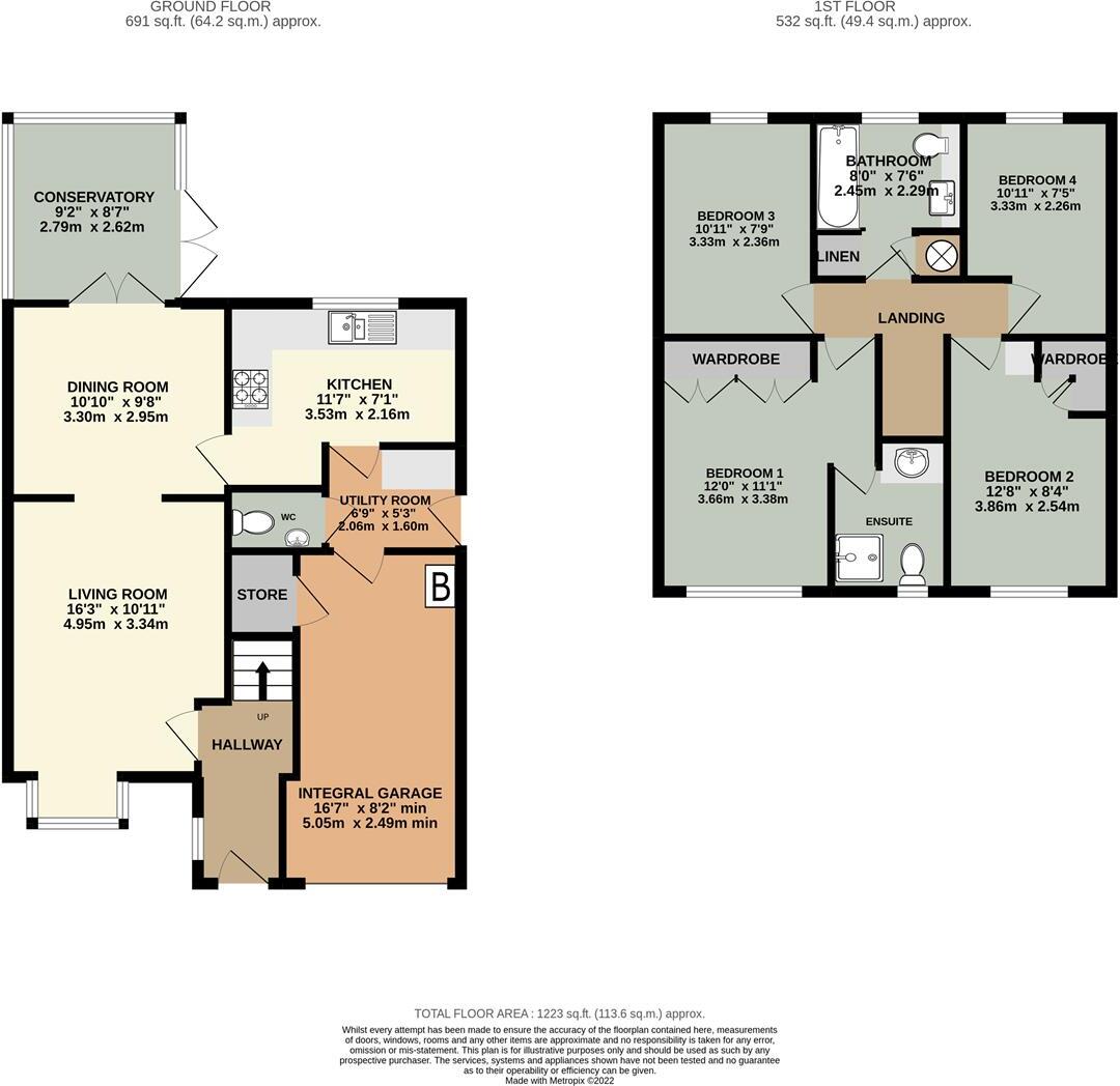 23, Balmoral Close, Penrith floorplan