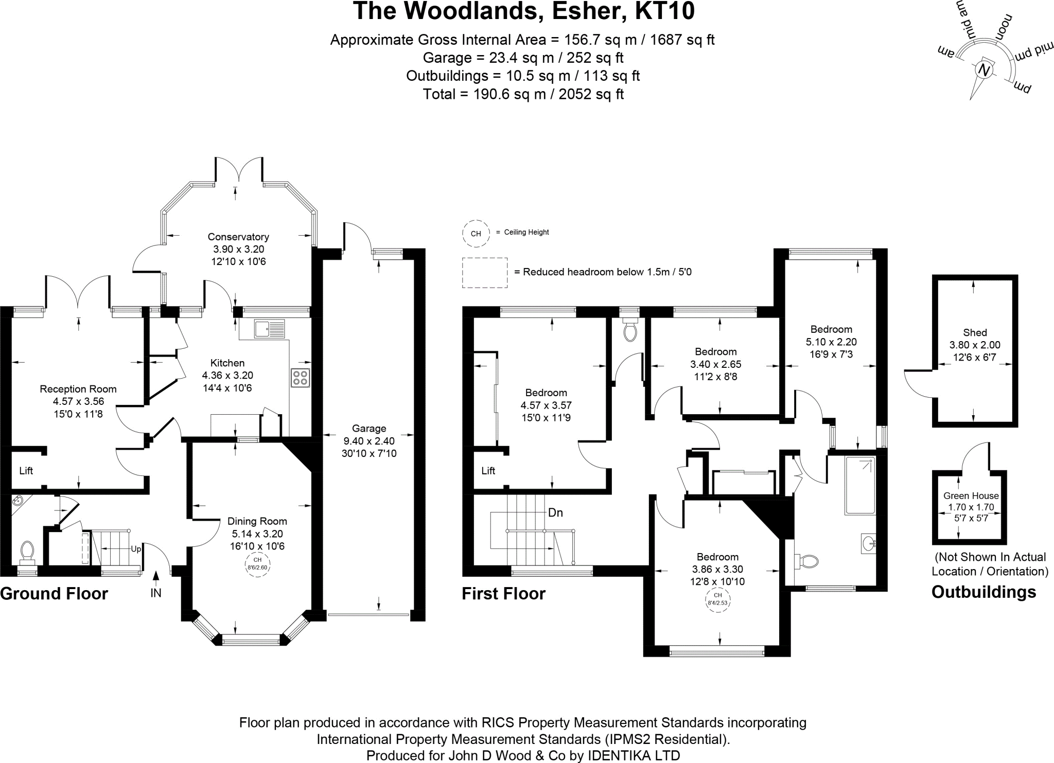 The Woodlands, Esher, KT10 floorplan