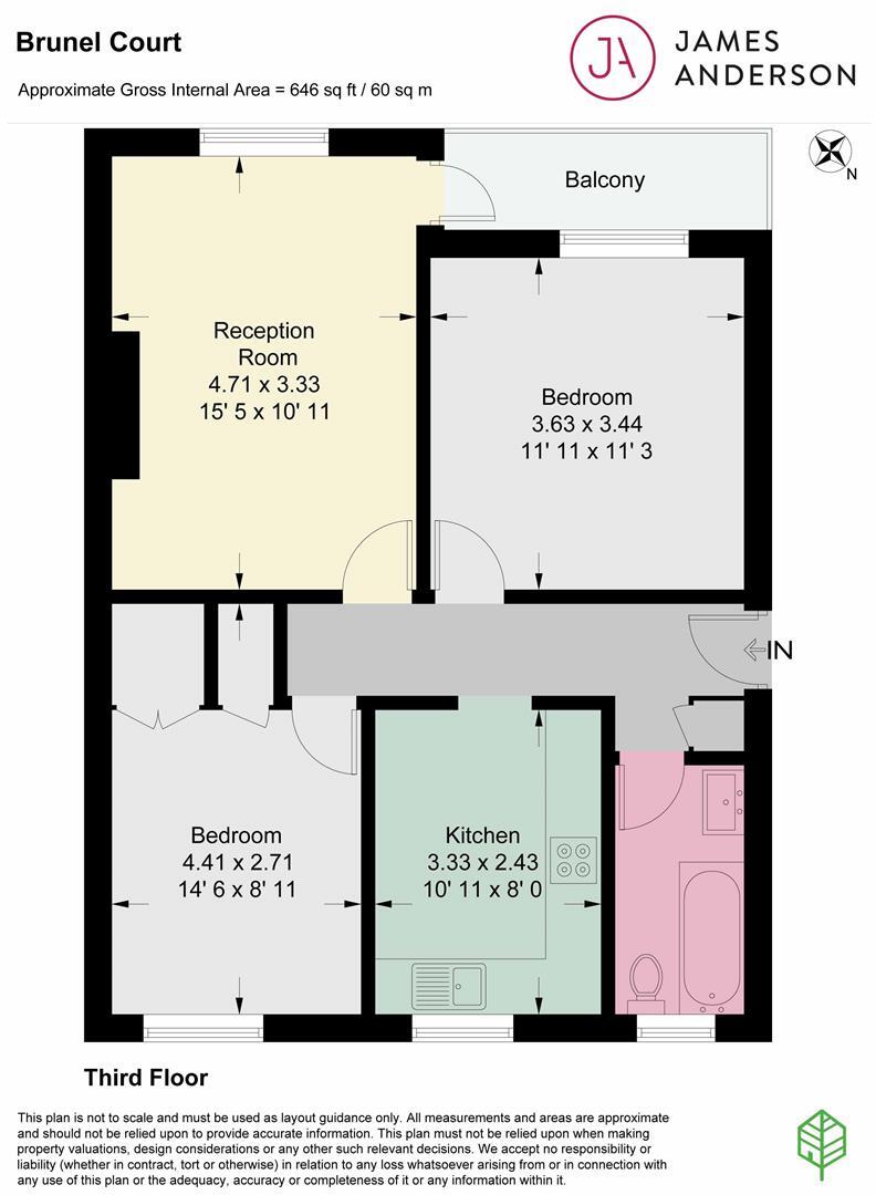 Brunel Court, Barnes, London, SW13 floorplan