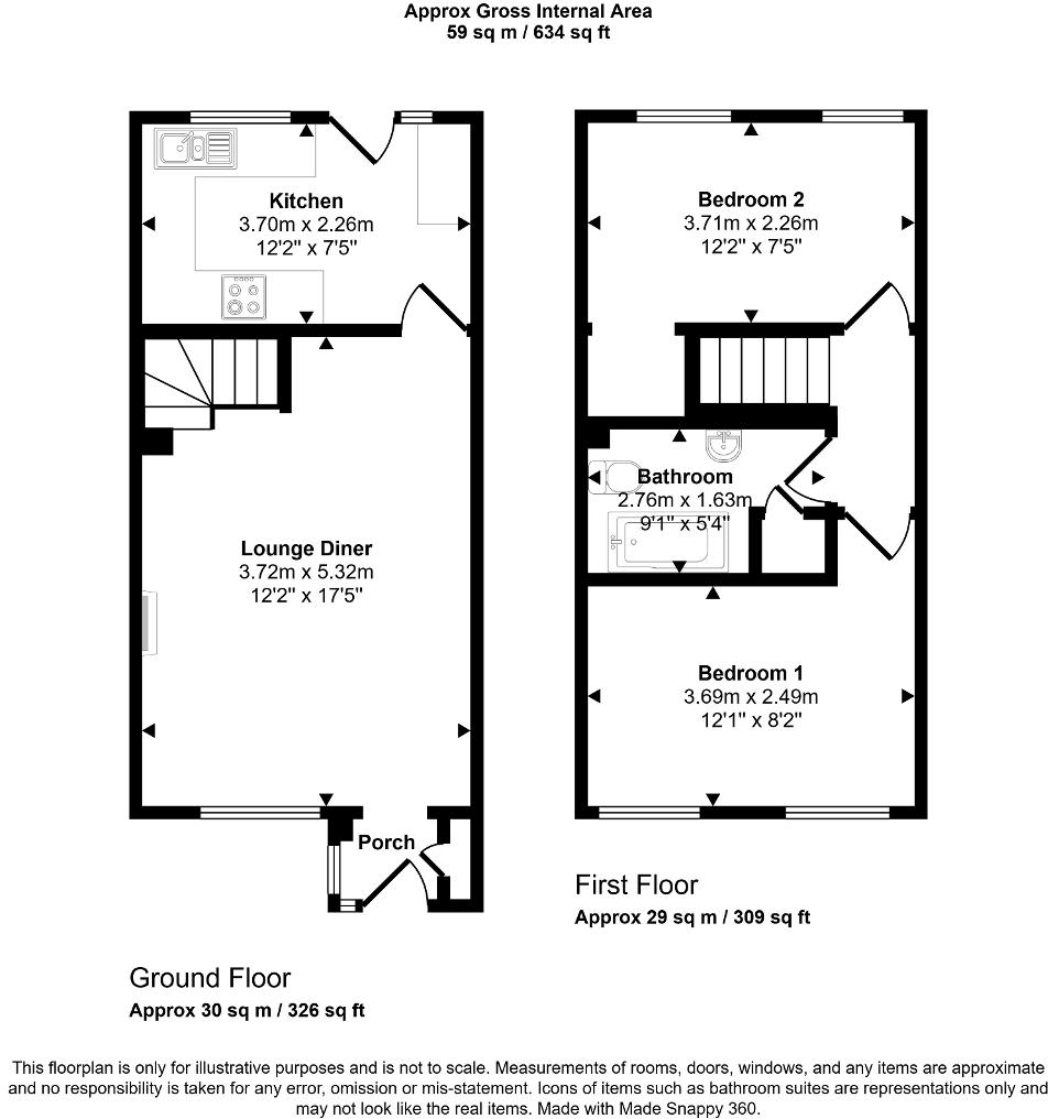 Northdale Close, Kempston, Bedford, MK42 8NG floorplan