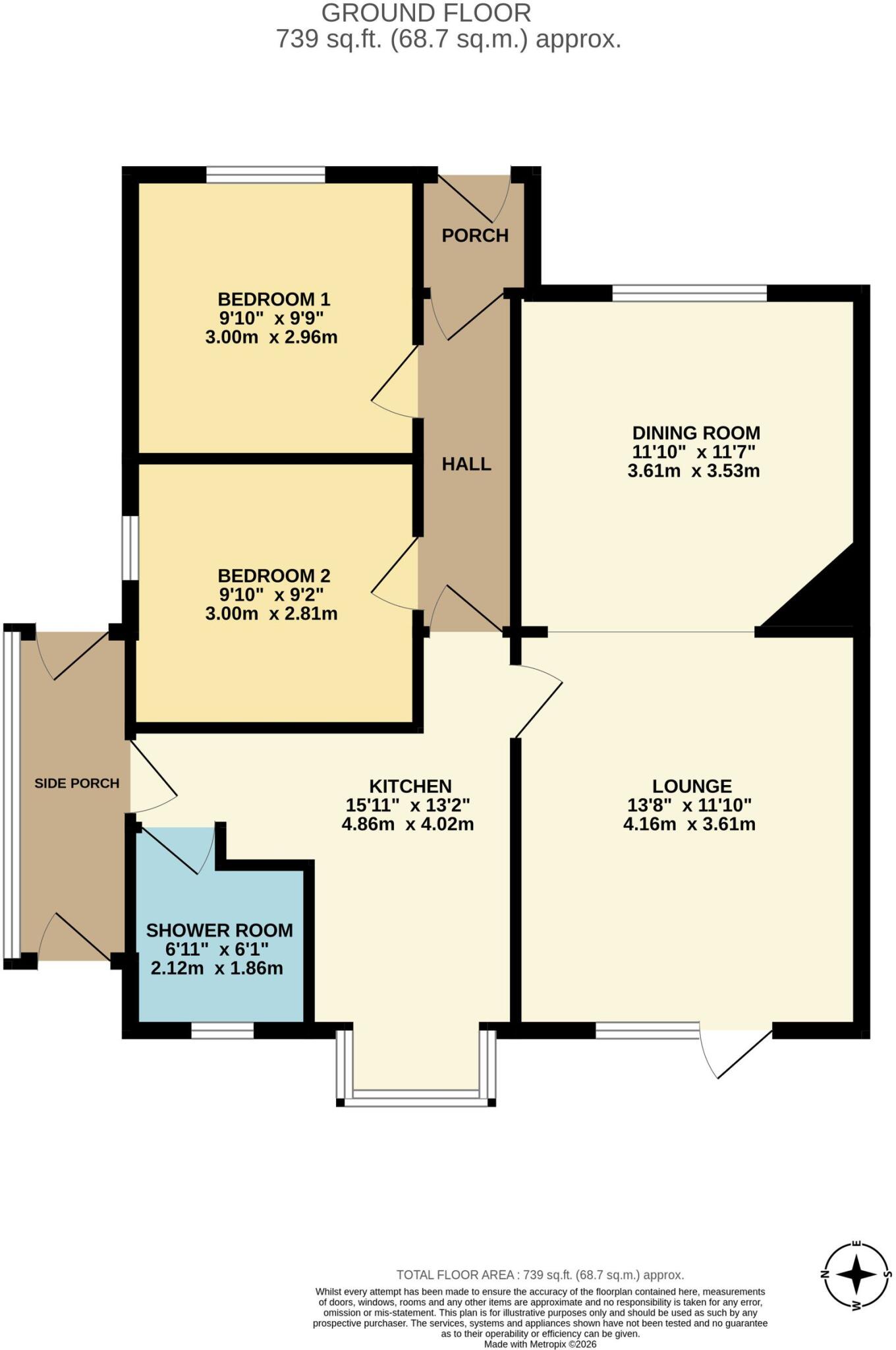 Mayfield Street, Melton Mowbray, LE13 floorplan