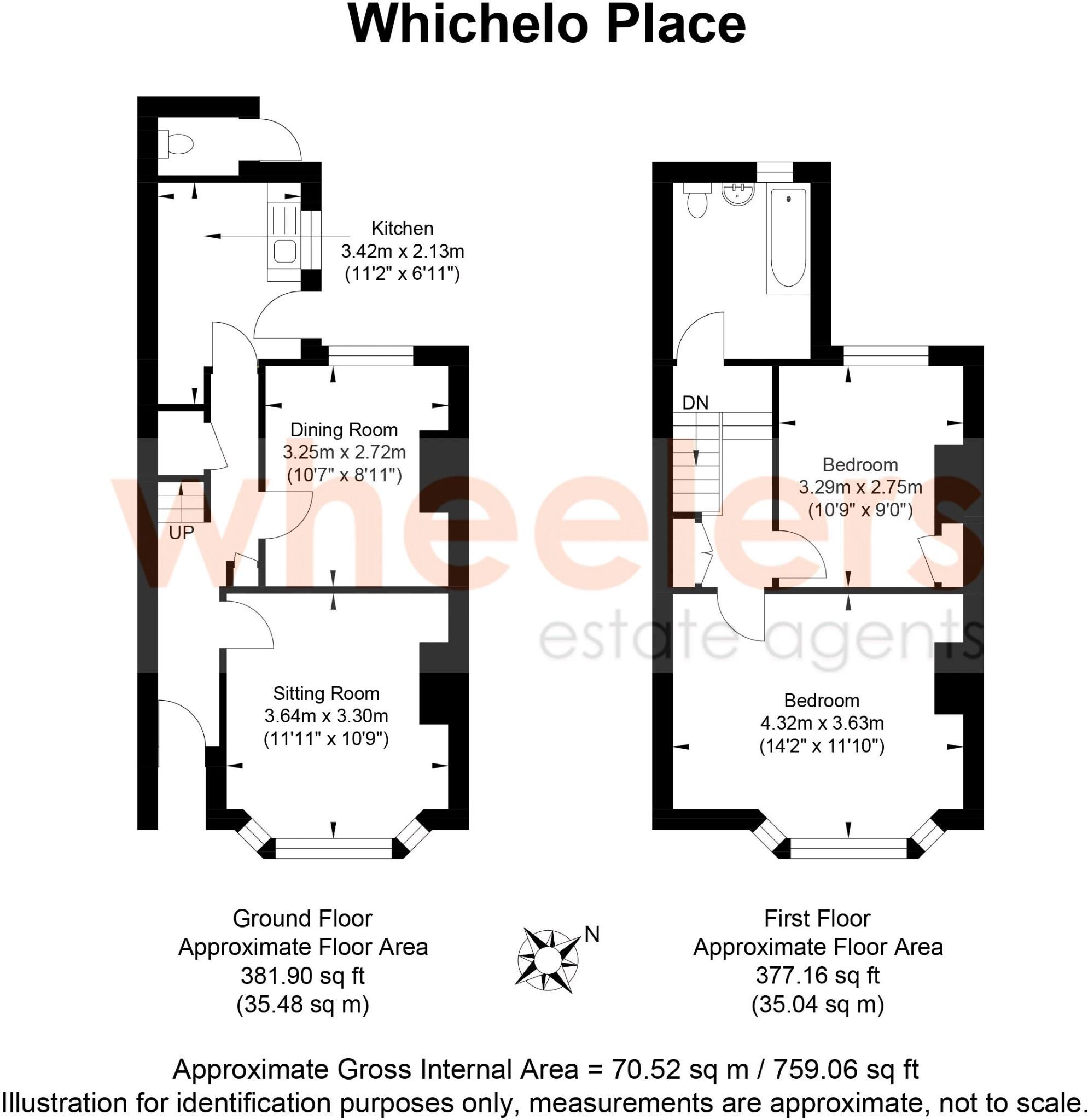 Whichelo Place, Hanover, Brighton BN2 9XF floorplan