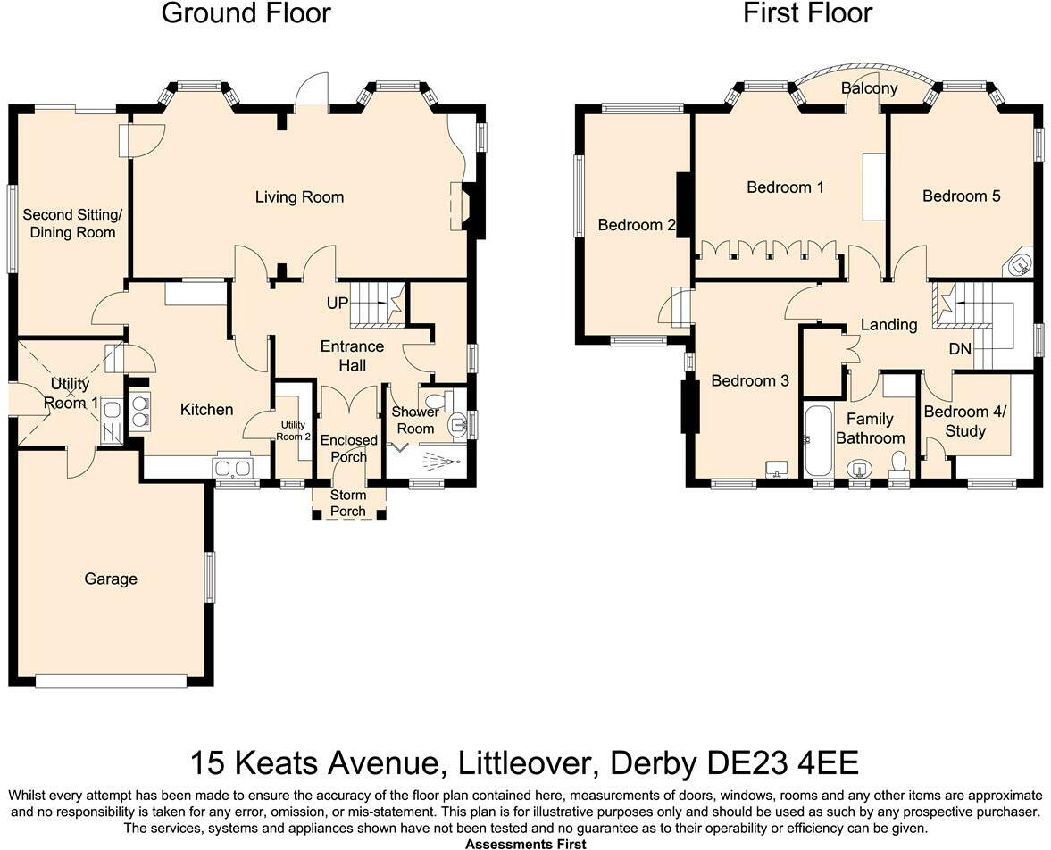 Keats Avenue, Littleover floorplan