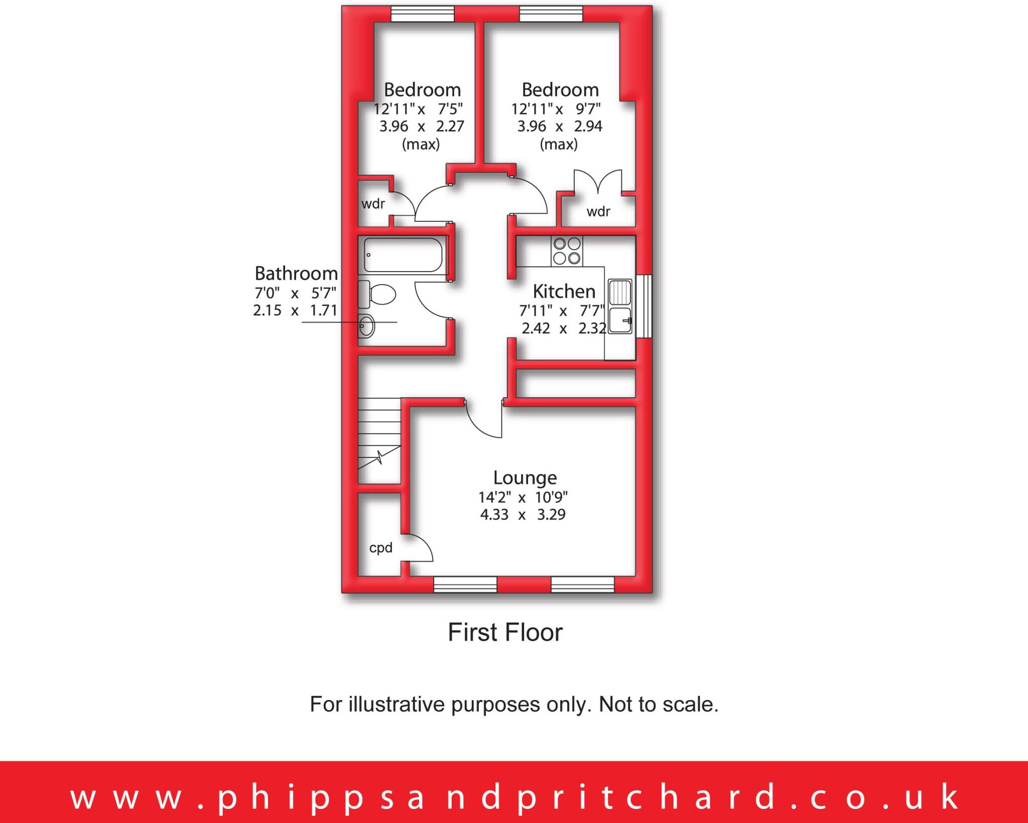 Spencer Street, Kidderminster, Worcestershire floorplan